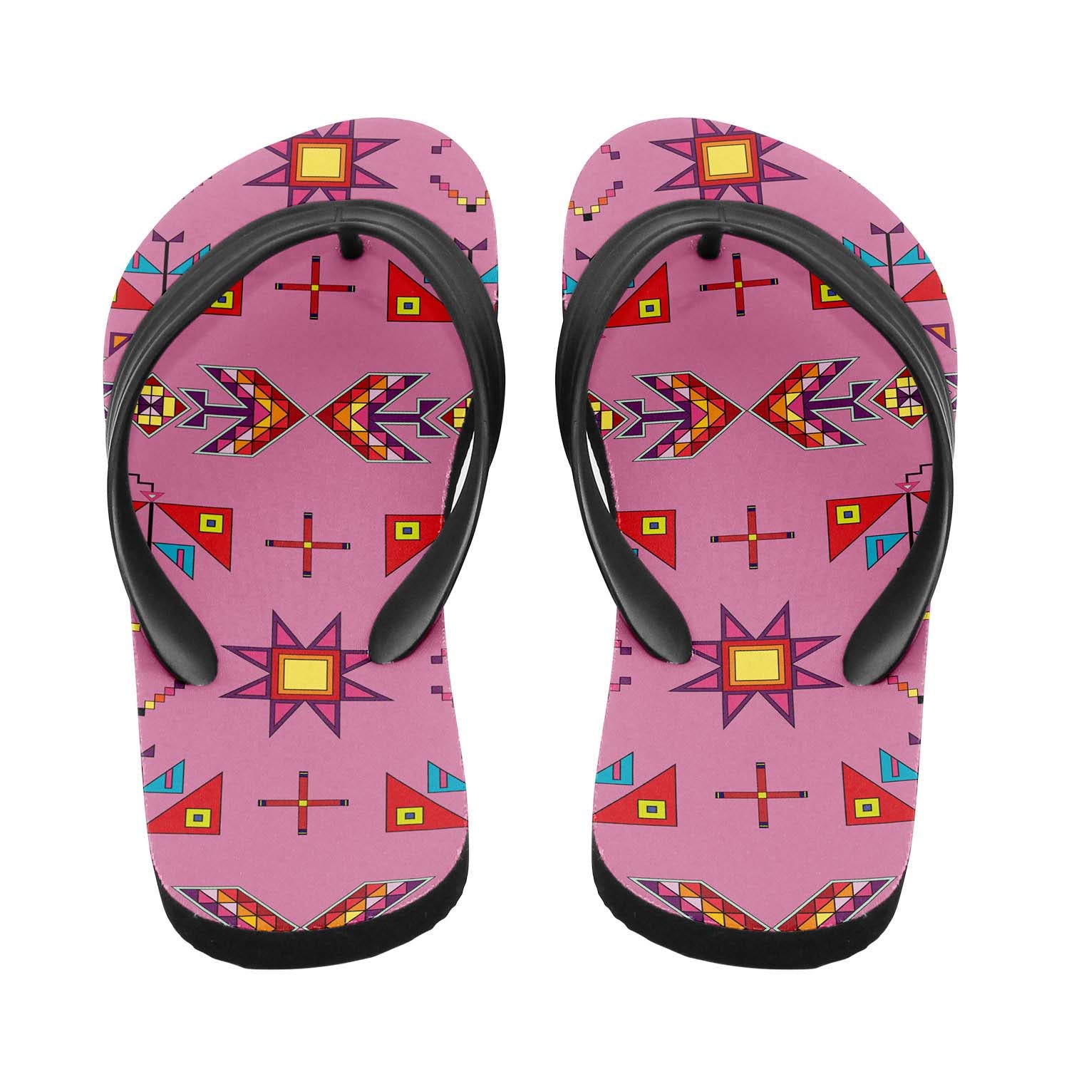 Scattered Generations Pink Flip Flops