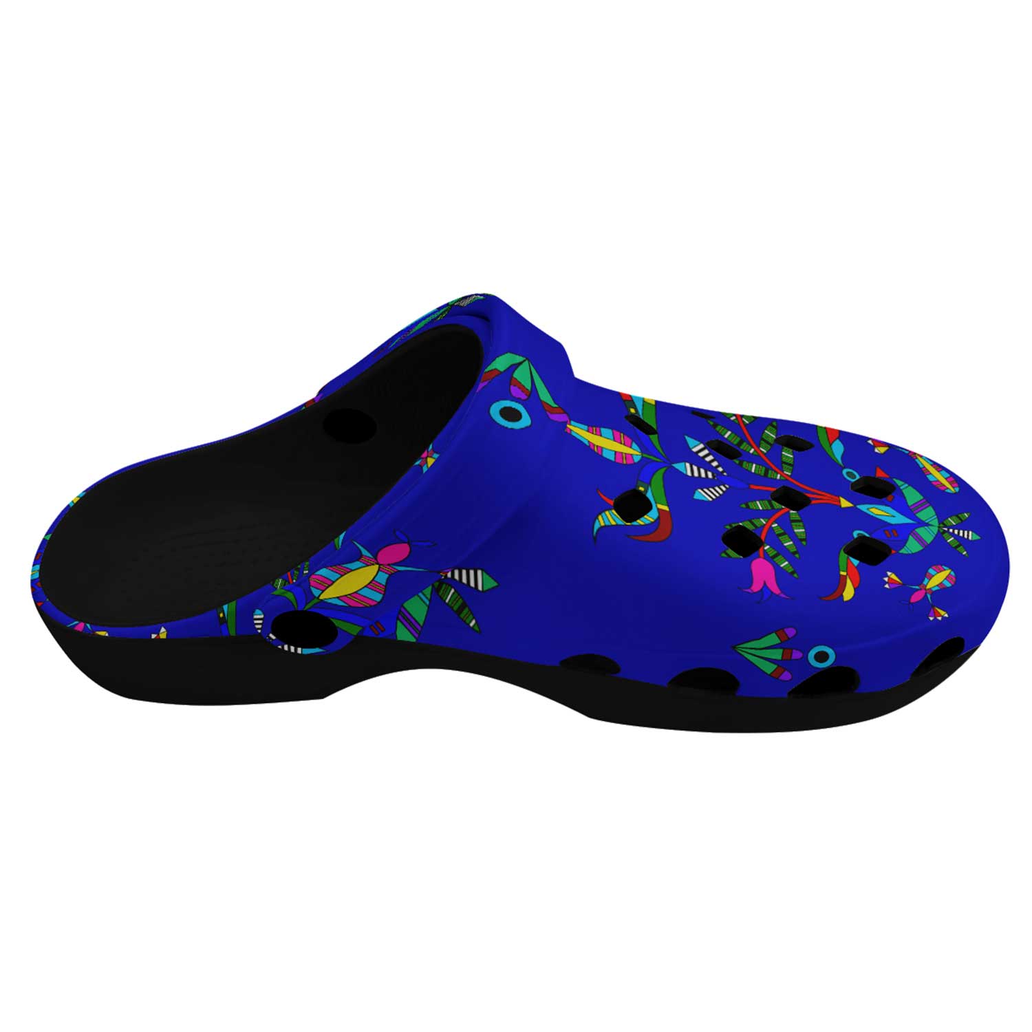 Dakota Damask Blue Muddies Unisex Clog Shoes