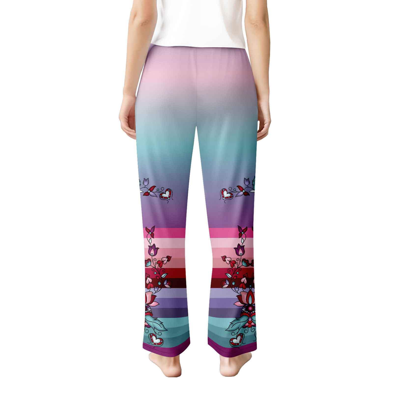 Snowlit Petal Dreams Women's Pants