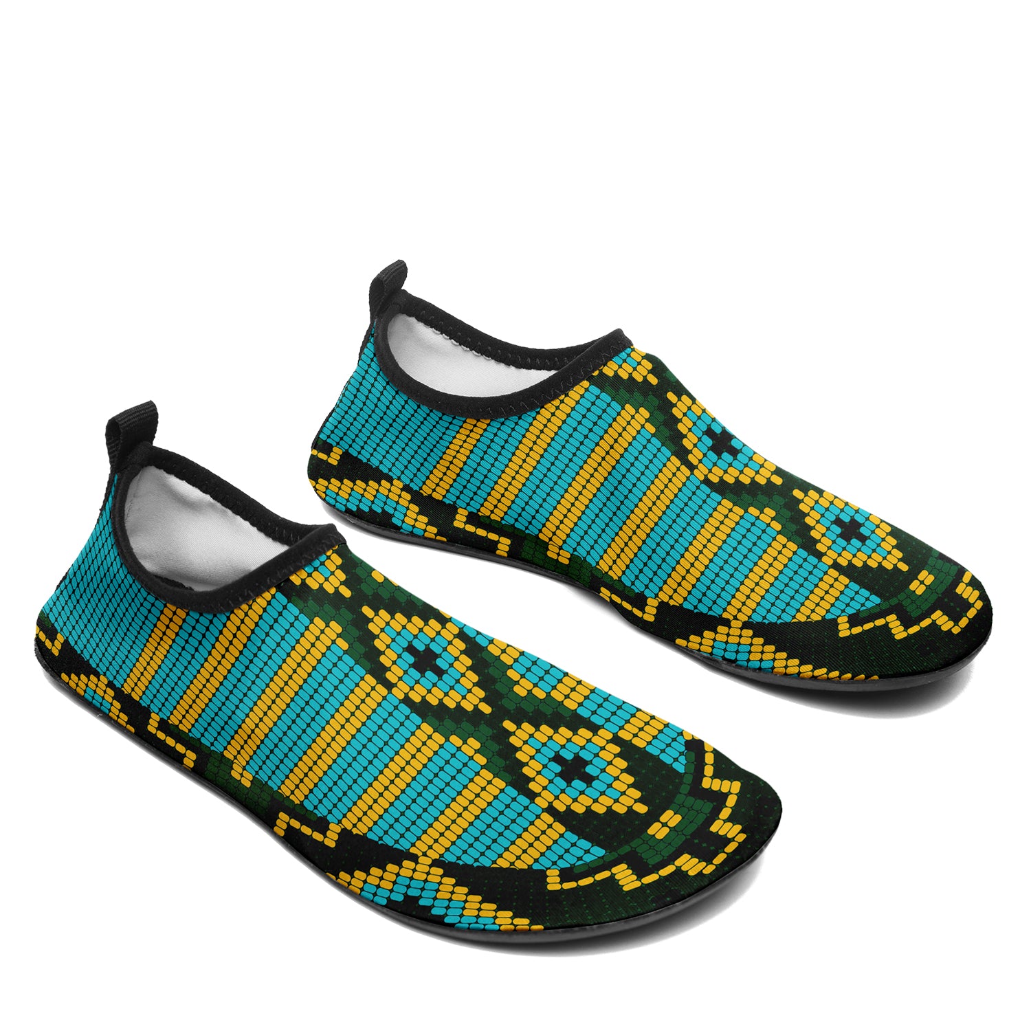 Traditional Powwow 05 Kid's Sockamoccs Slip On Shoes