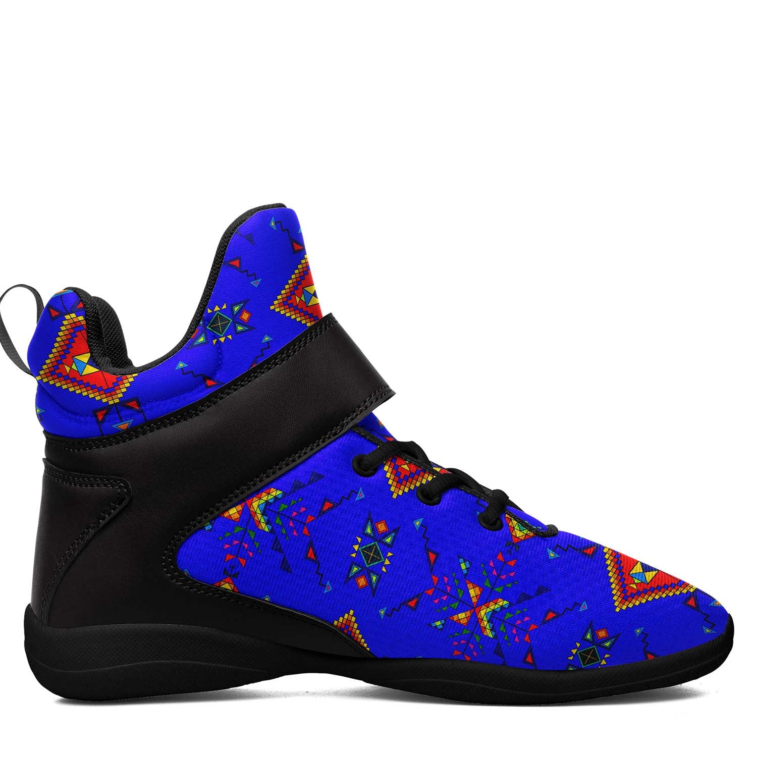 Buffalo Jump Blue Ipottaa Basketball / Sport High Top Shoes - Black Sole