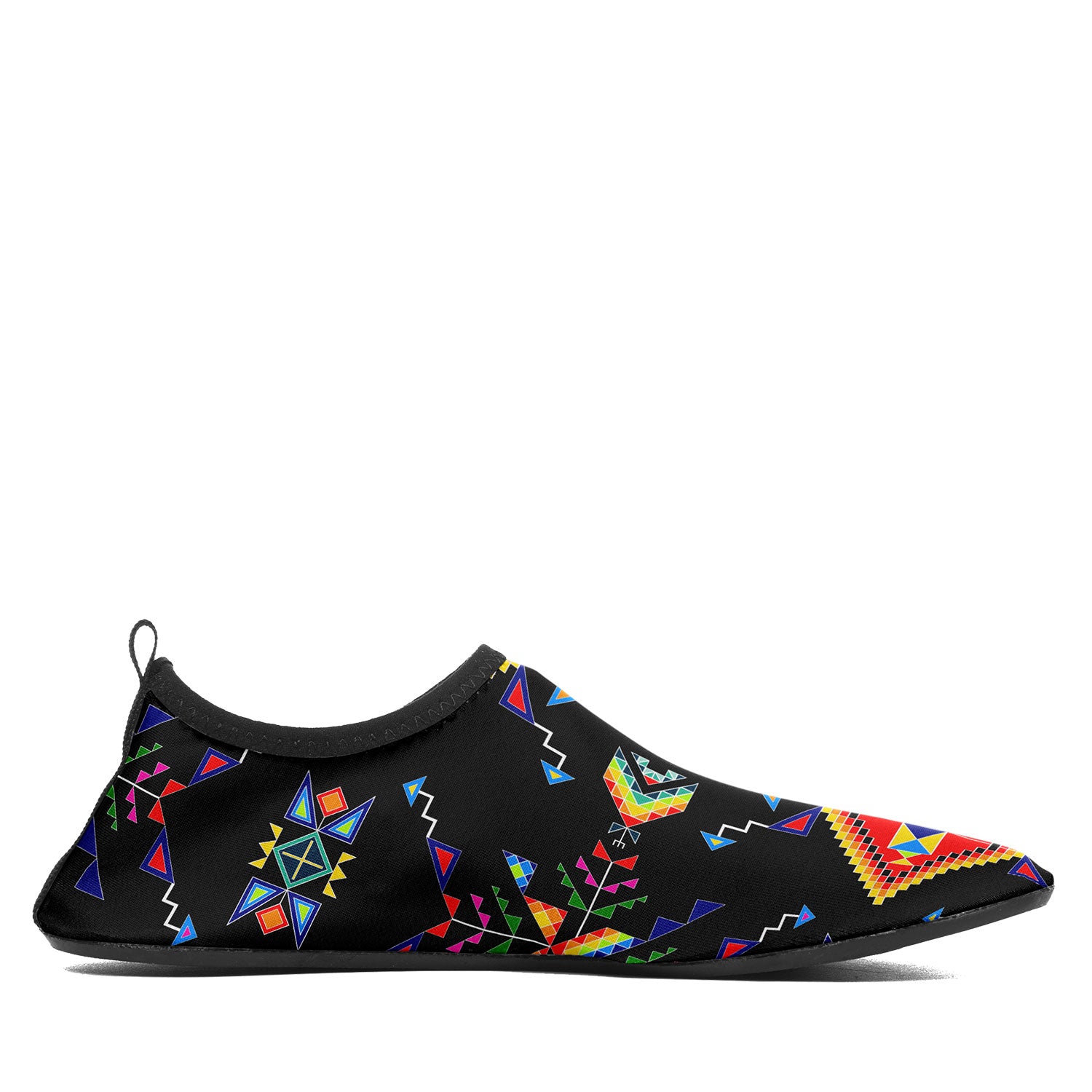 Buffalo Jump Black Kid's Sockamoccs Slip On Shoes