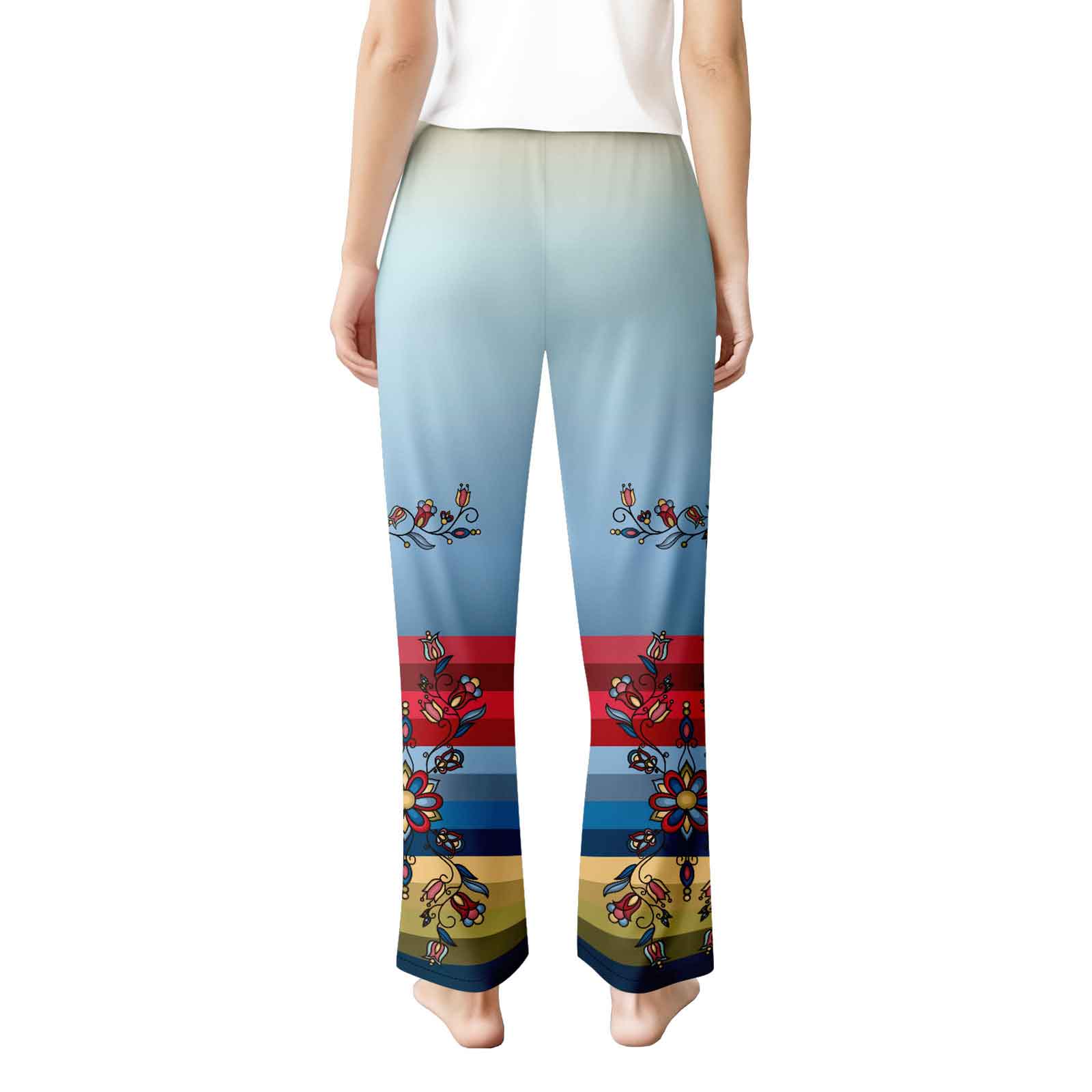 Frozen Petal Cascade Women's Pants