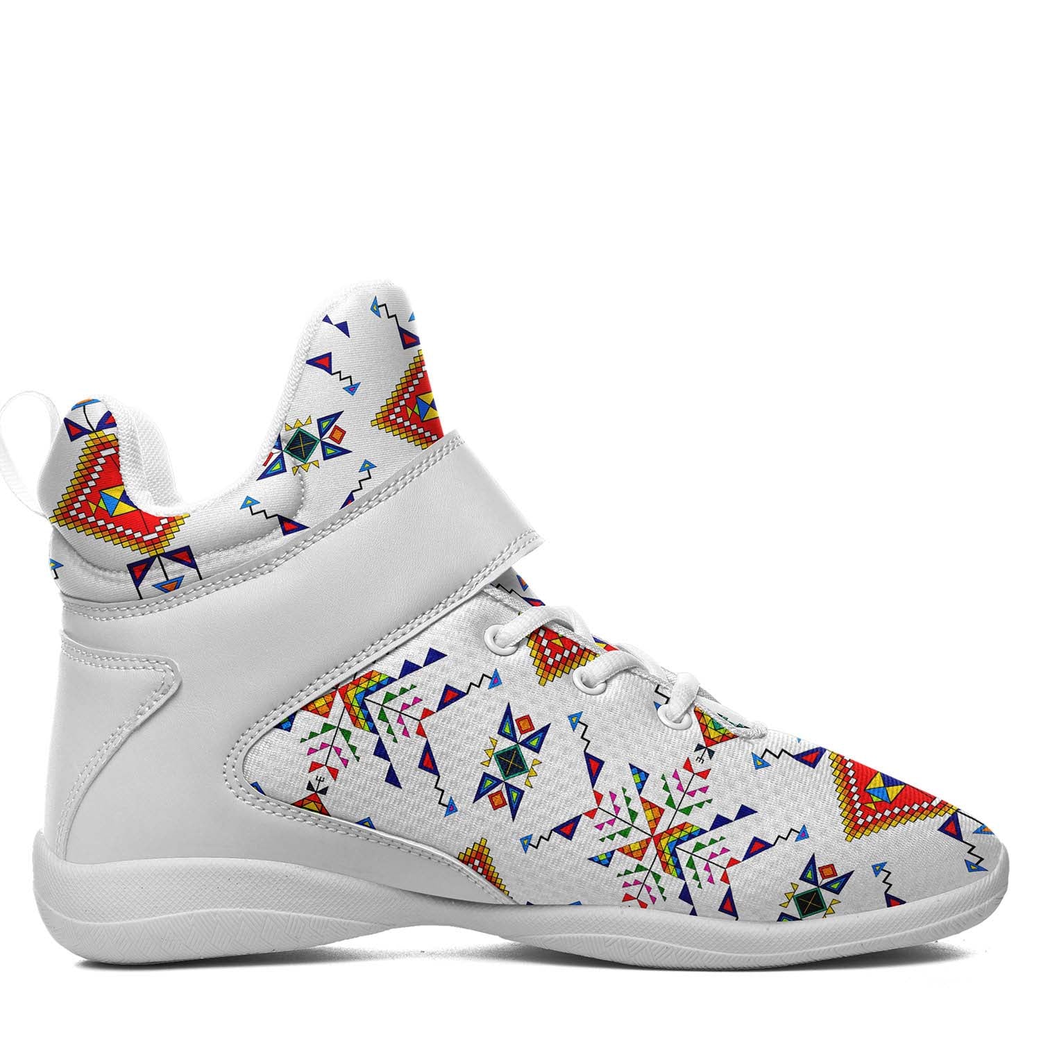 Buffalo Jump White Ipottaa Basketball / Sport High Top Shoes - White Sole