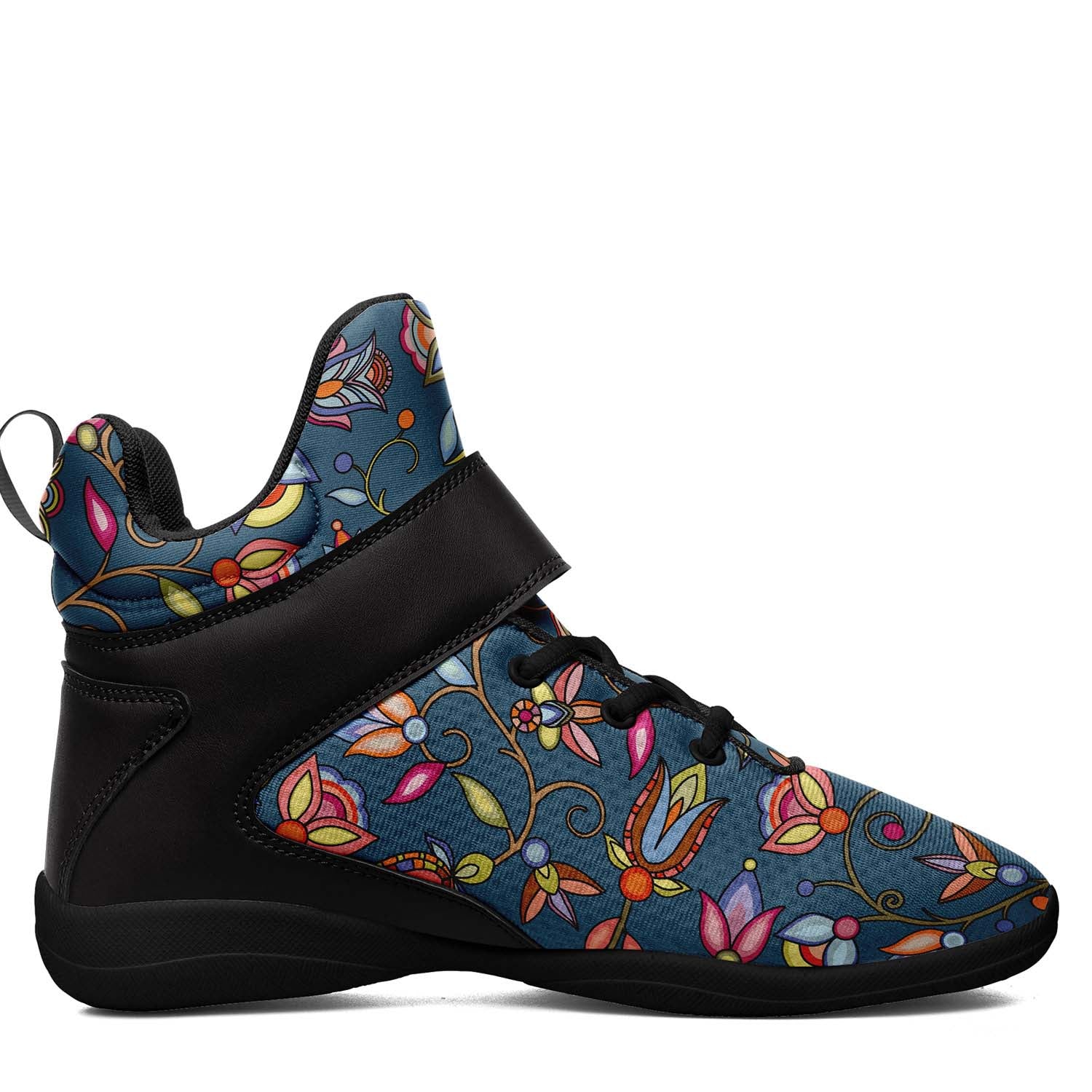 Buffalo Bloom Rainstorm Ipottaa Basketball / Sport High Top Shoes - Black Sole