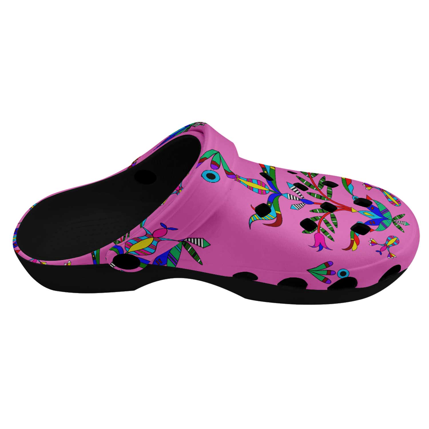 Dakota Damask Cheyenne Pink Muddies Unisex Clog Shoes