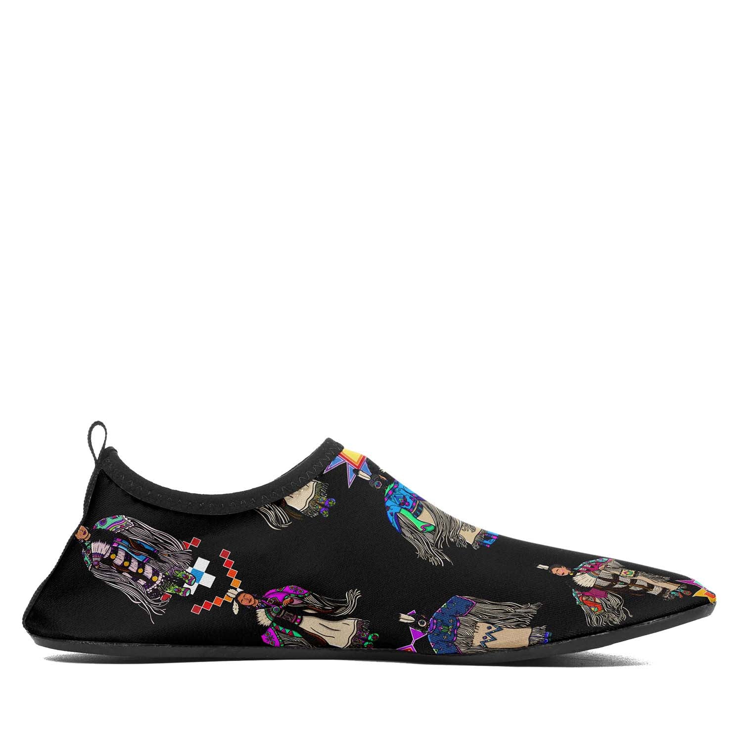 Women's Tradish Dancers  Black Sockamoccs