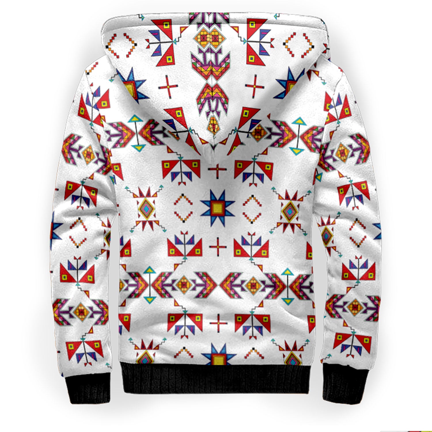 Scattered Generations White Sherpa Hoodie