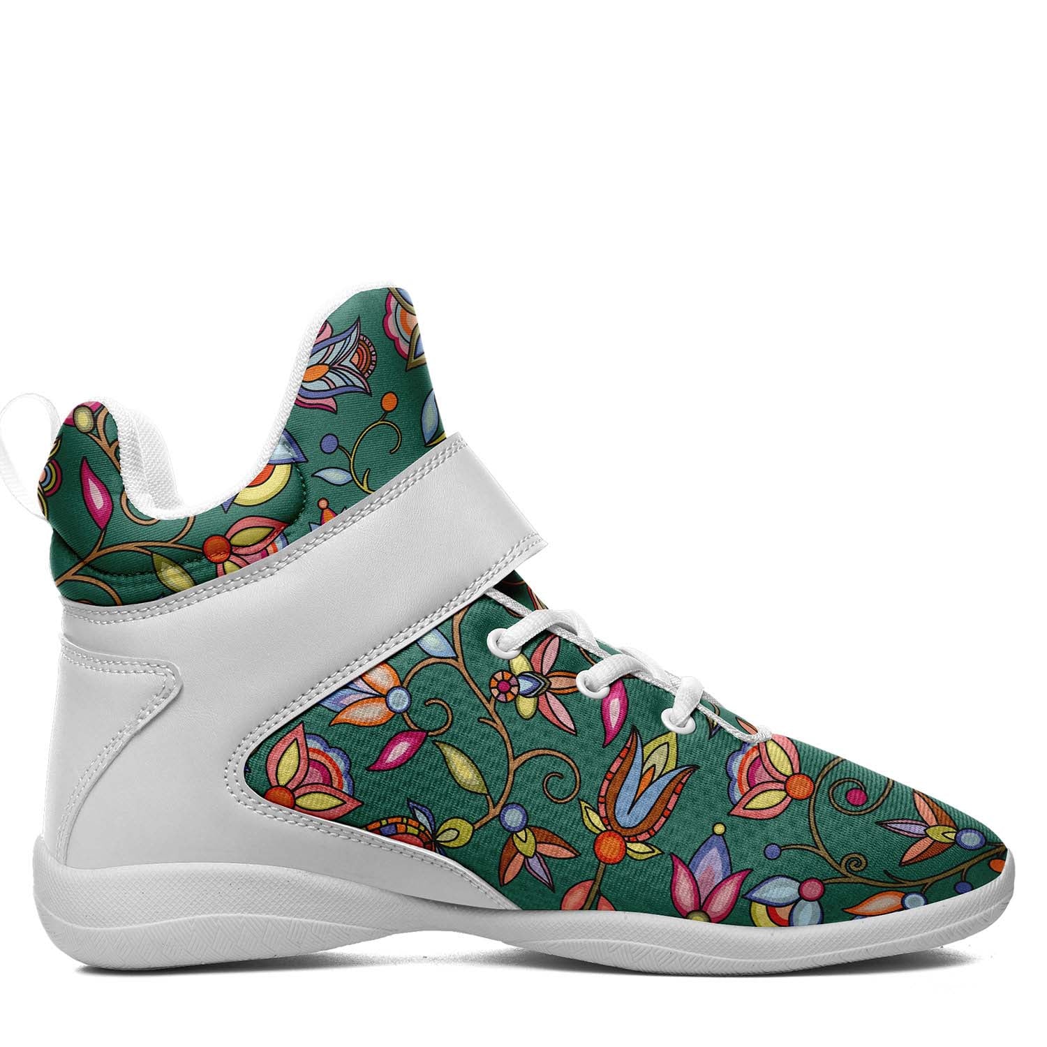 Buffalo Bloom Pond Reflection Ipottaa Basketball / Sport High Top Shoes - White Sole