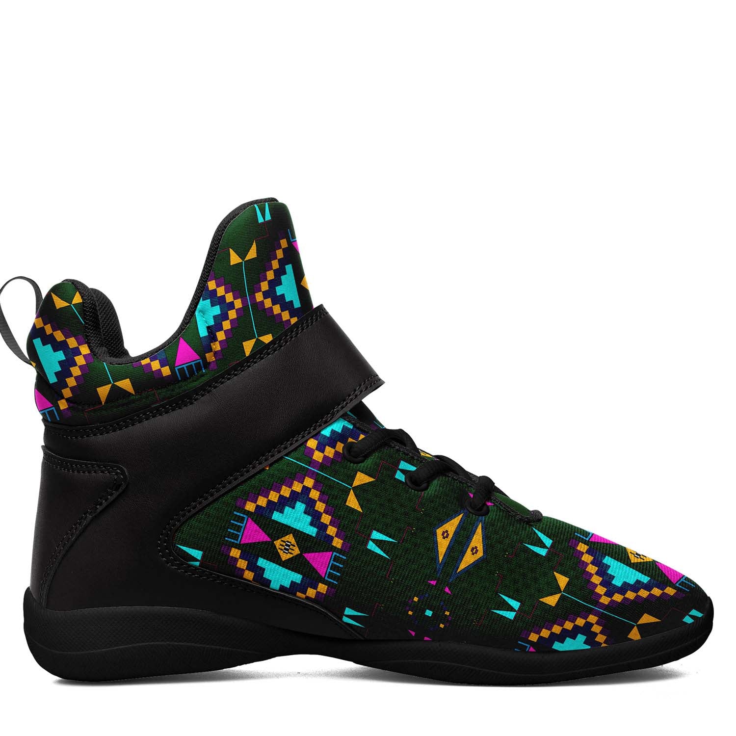 Rite of Passage Squash Leaf Ipottaa Basketball / Sport High Top Shoes - Black Sole