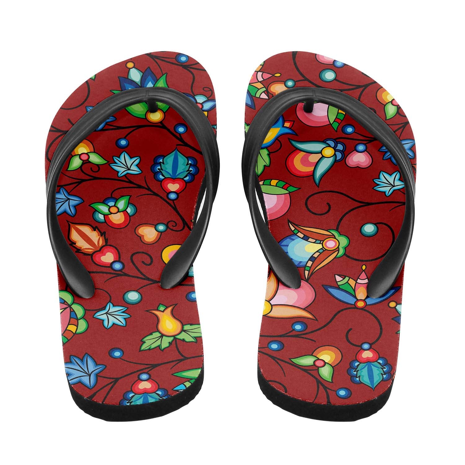 Prairie Plains Spirit Red Flip Flops