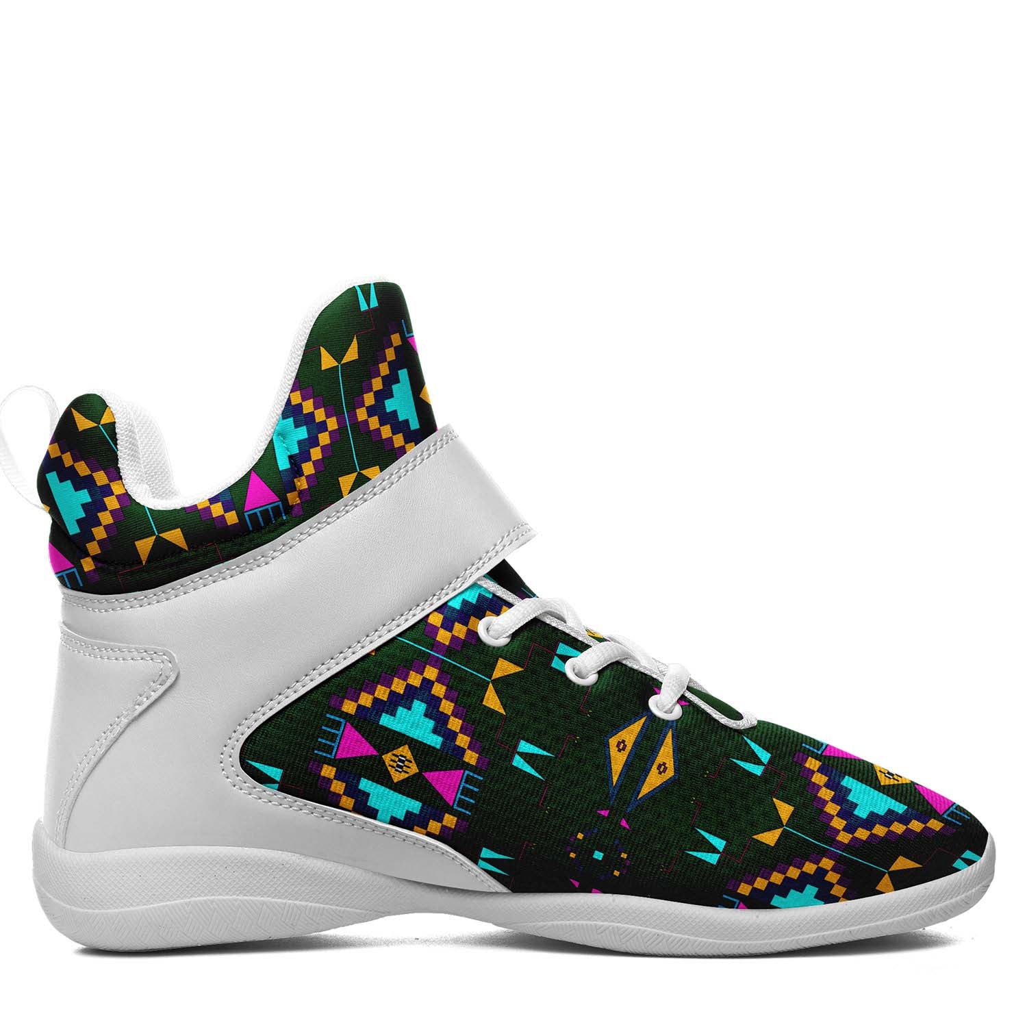 Rite of Passage Squash Leaf Ipottaa Basketball / Sport High Top Shoes - White Sole