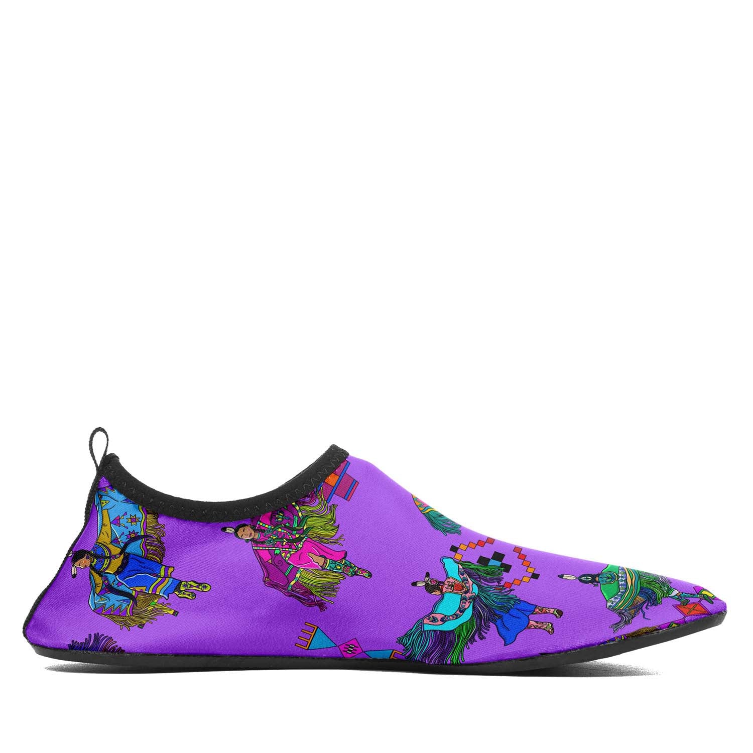 Women's Fancy Dancers Purple Sockamoccs