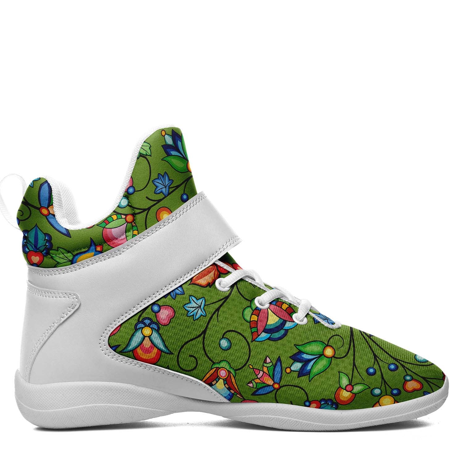 Prairie Plains Spirit Sweetgrass Ipottaa Basketball / Sport High Top Shoes - White Sole