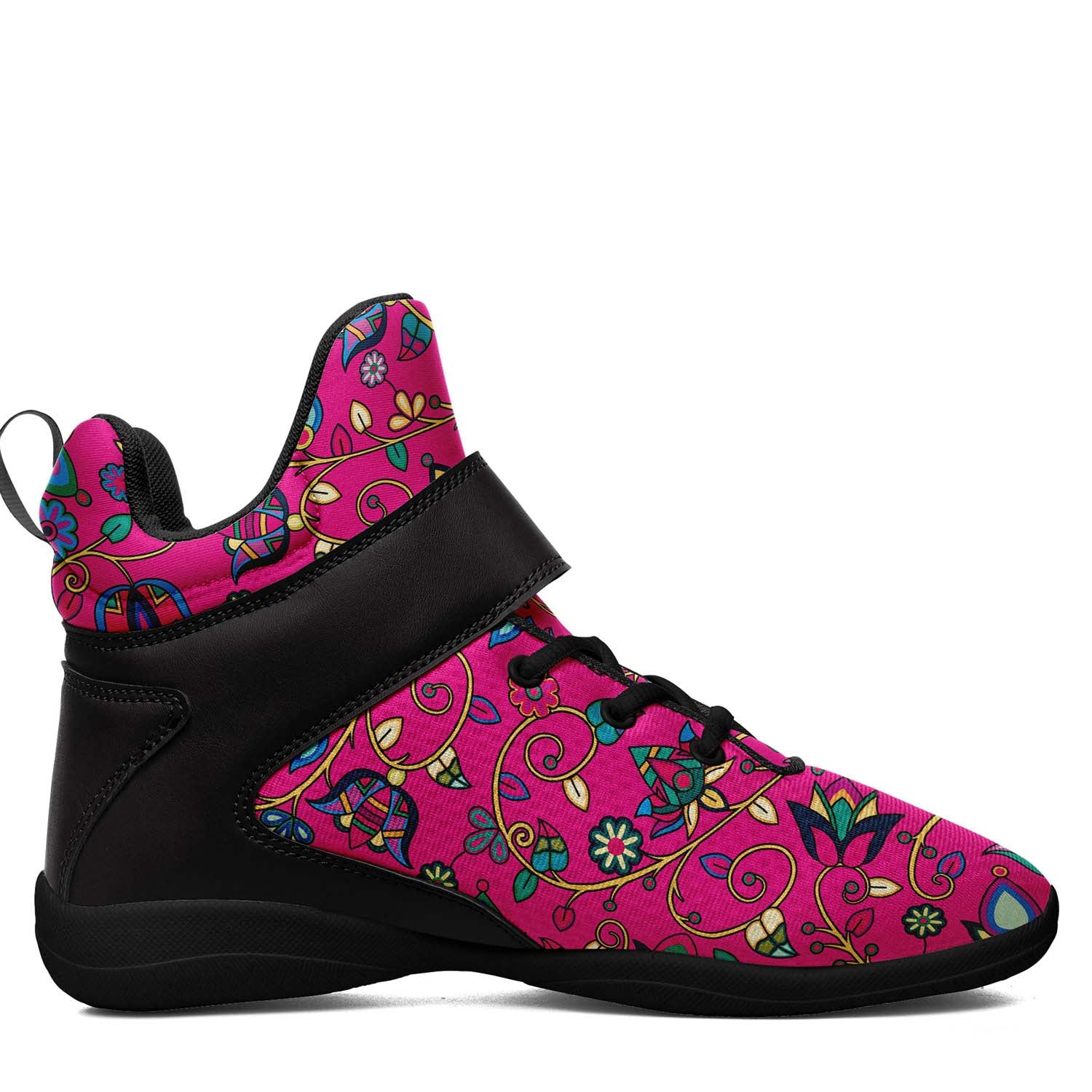 Thorny Path Pink Ipottaa Basketball / Sport High Top Shoes - Black Sole