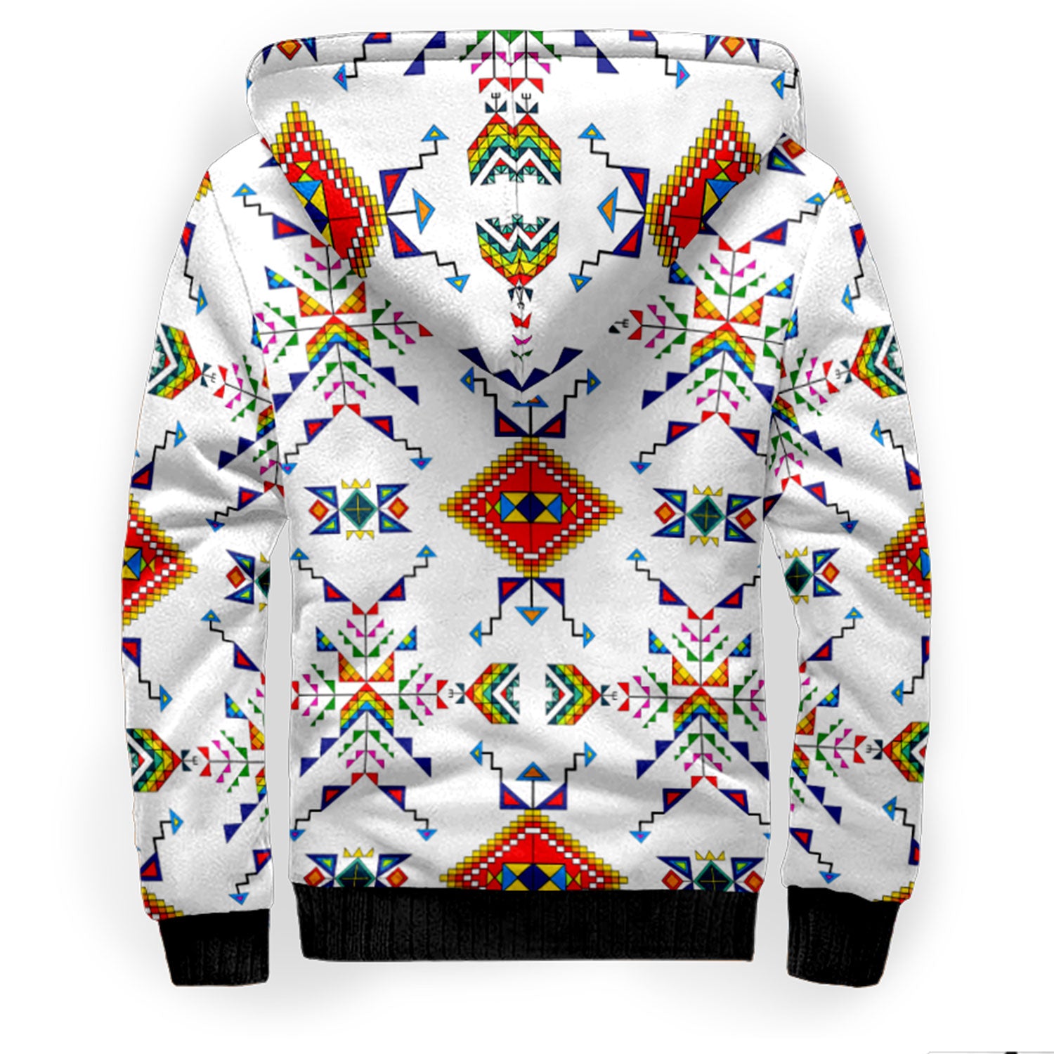 Buffalo Jump White Sherpa Hoodie