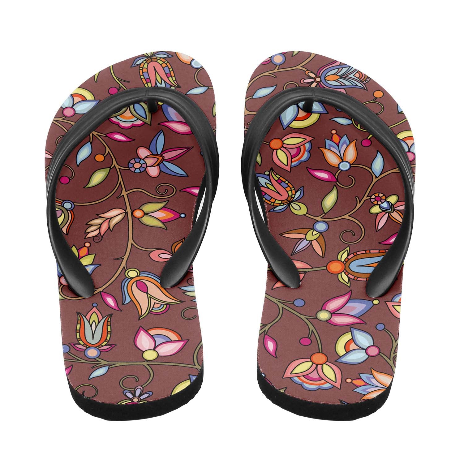 Buffalo Bloom Clay Flip Flops