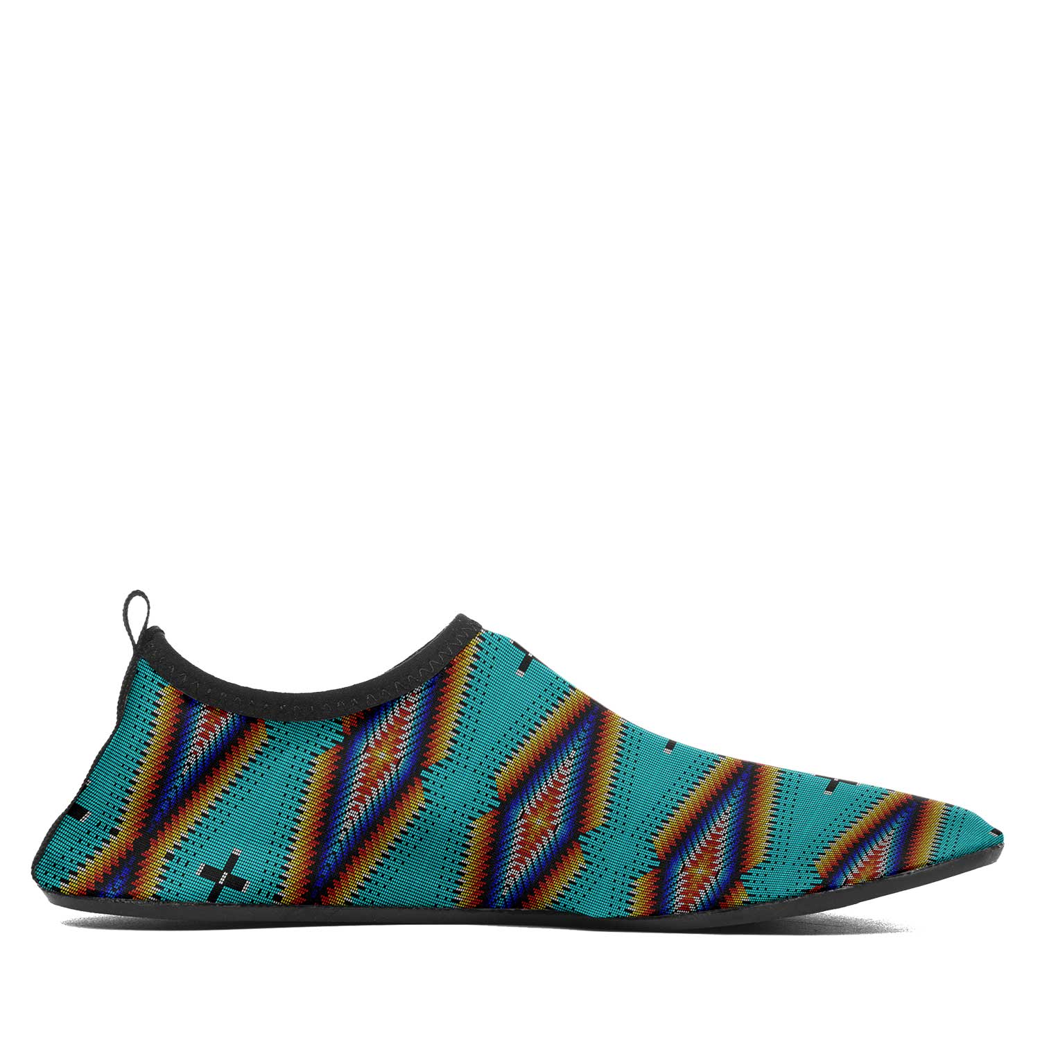 Diamond in the Bluff Turquoise Kid's Sockamoccs Slip On Shoes