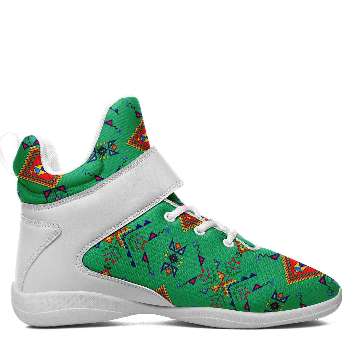 Buffalo Jump Sage Ipottaa Basketball / Sport High Top Shoes - White Sole