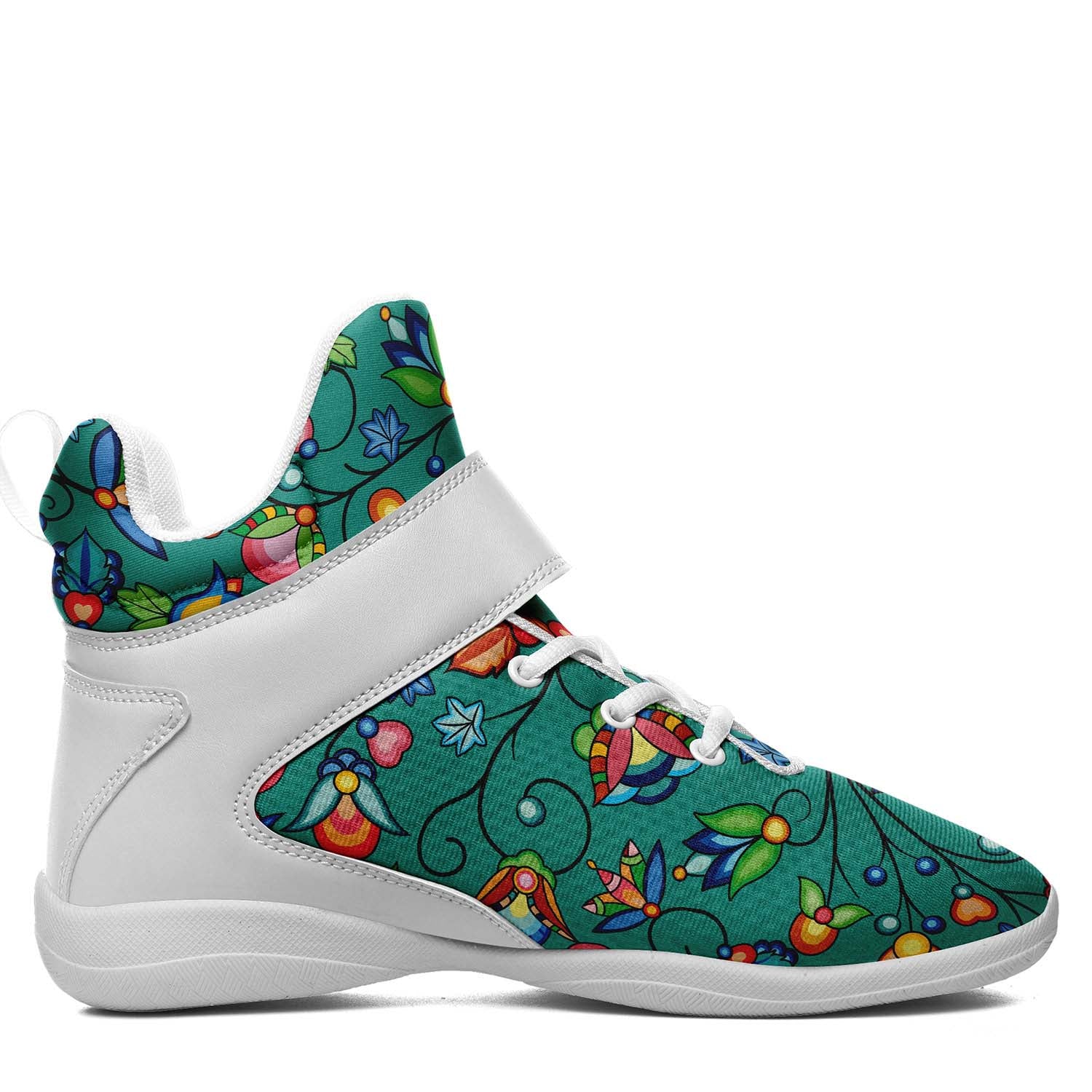Prairie Plains Spirit Afternoon Sky Ipottaa Basketball / Sport High Top Shoes - White Sole