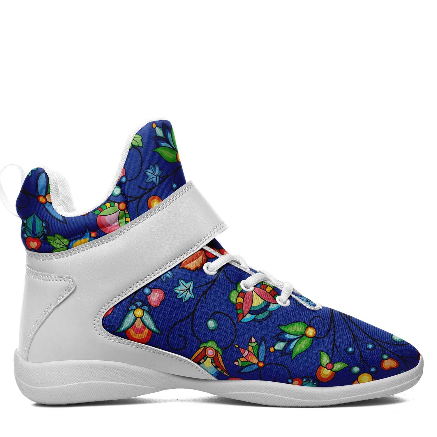 Prairie Plains Spirit Nightfall Ipottaa Basketball / Sport High Top Shoes - White Sole