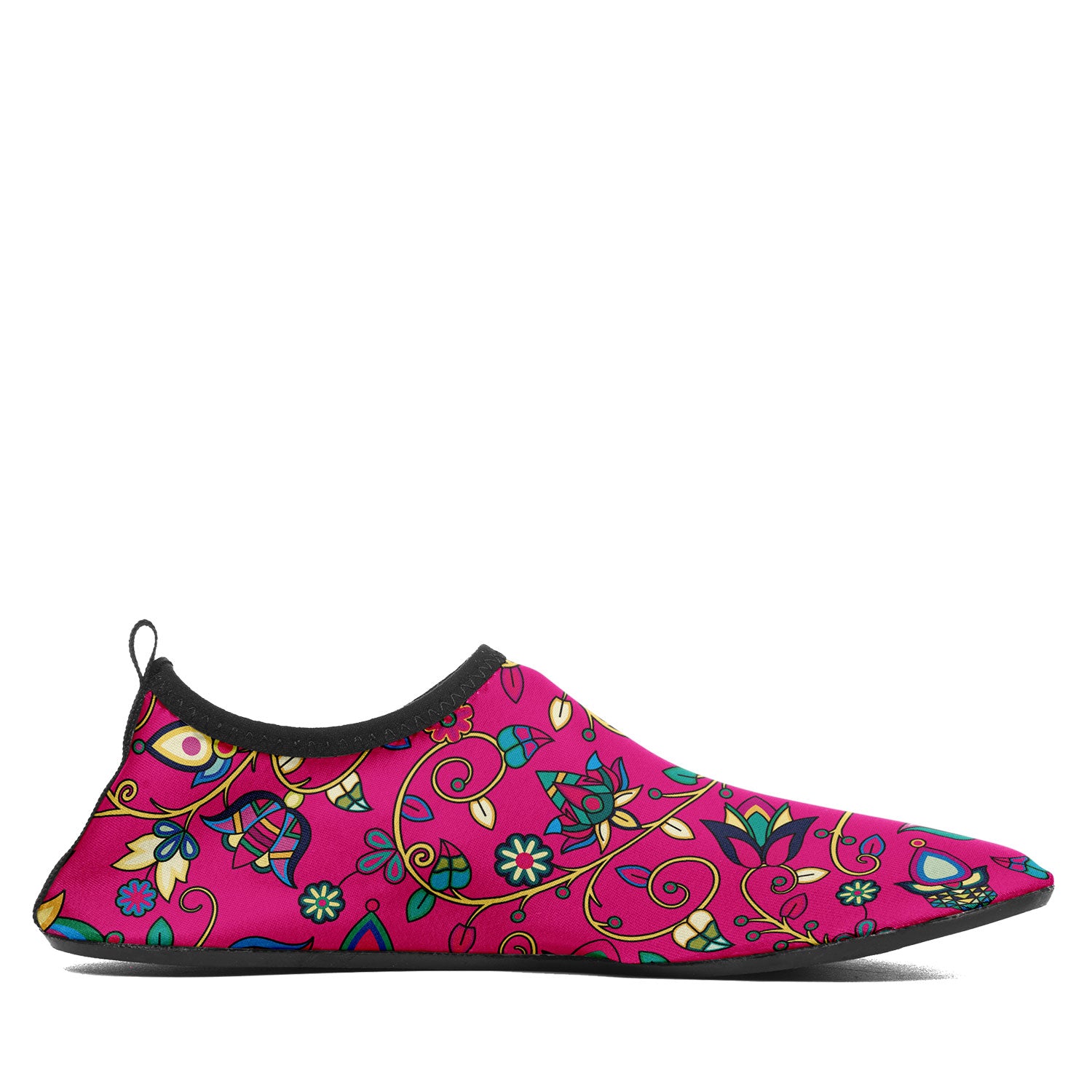 Thorny Path Pink Kid's Sockamoccs Slip On Shoes