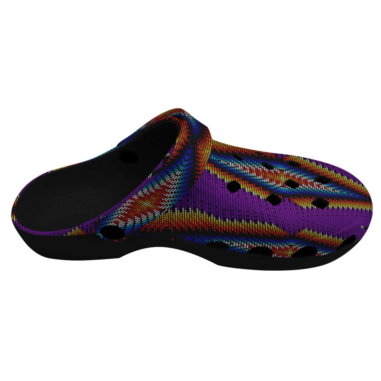 Diamond in the Bluff Purple Muddies Unisex Clog Shoes