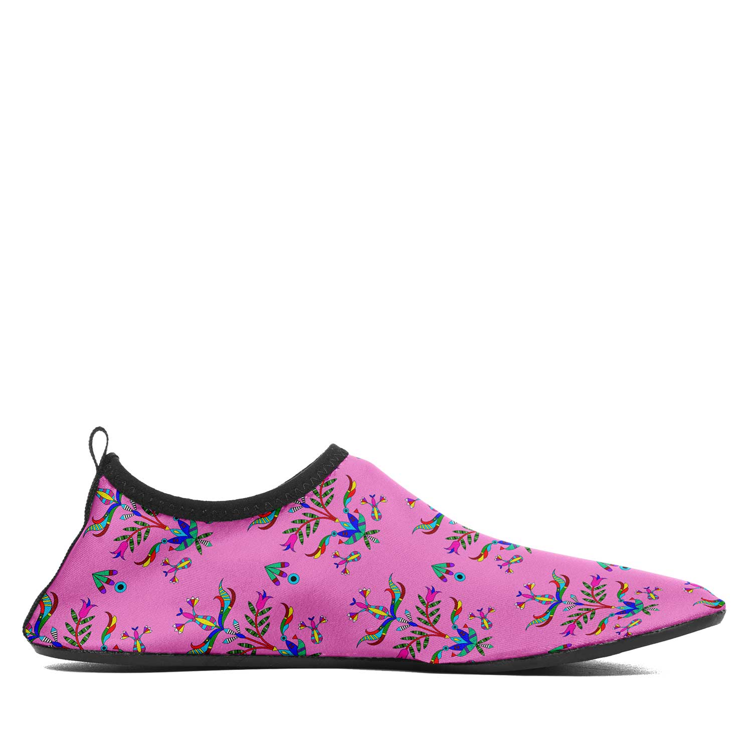 Dakota Damask Cheyenne Pink Kid's Sockamoccs Slip On Shoes