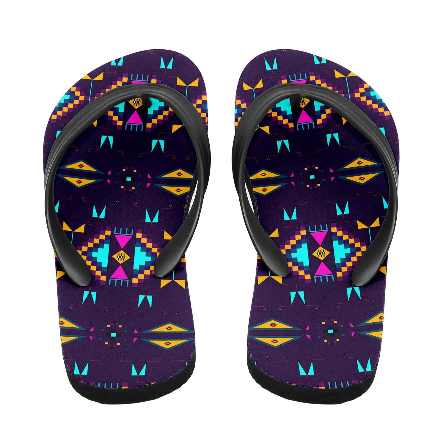 Rite of Passage Dark Purple Flip Flops