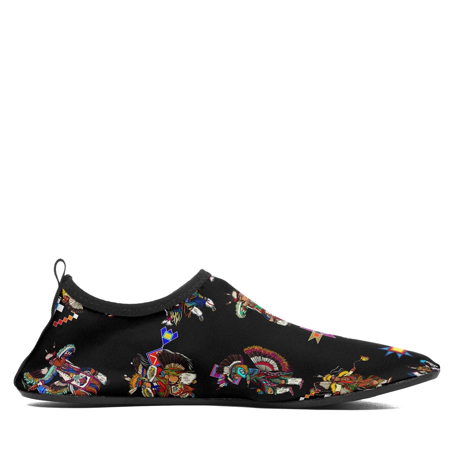 Men's Fancy Dancers Black Sockamoccs
