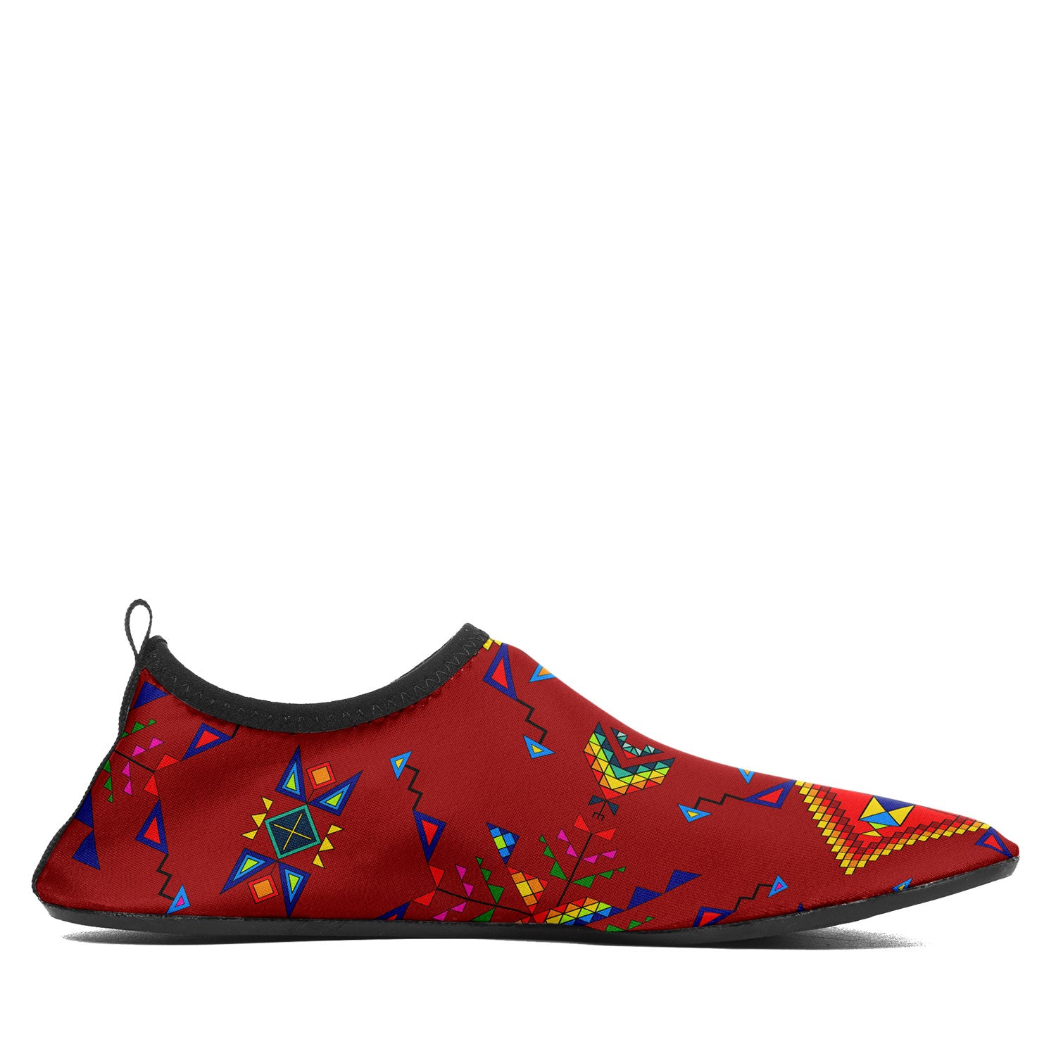 Buffalo Jump Red Kid's Sockamoccs Slip On Shoes