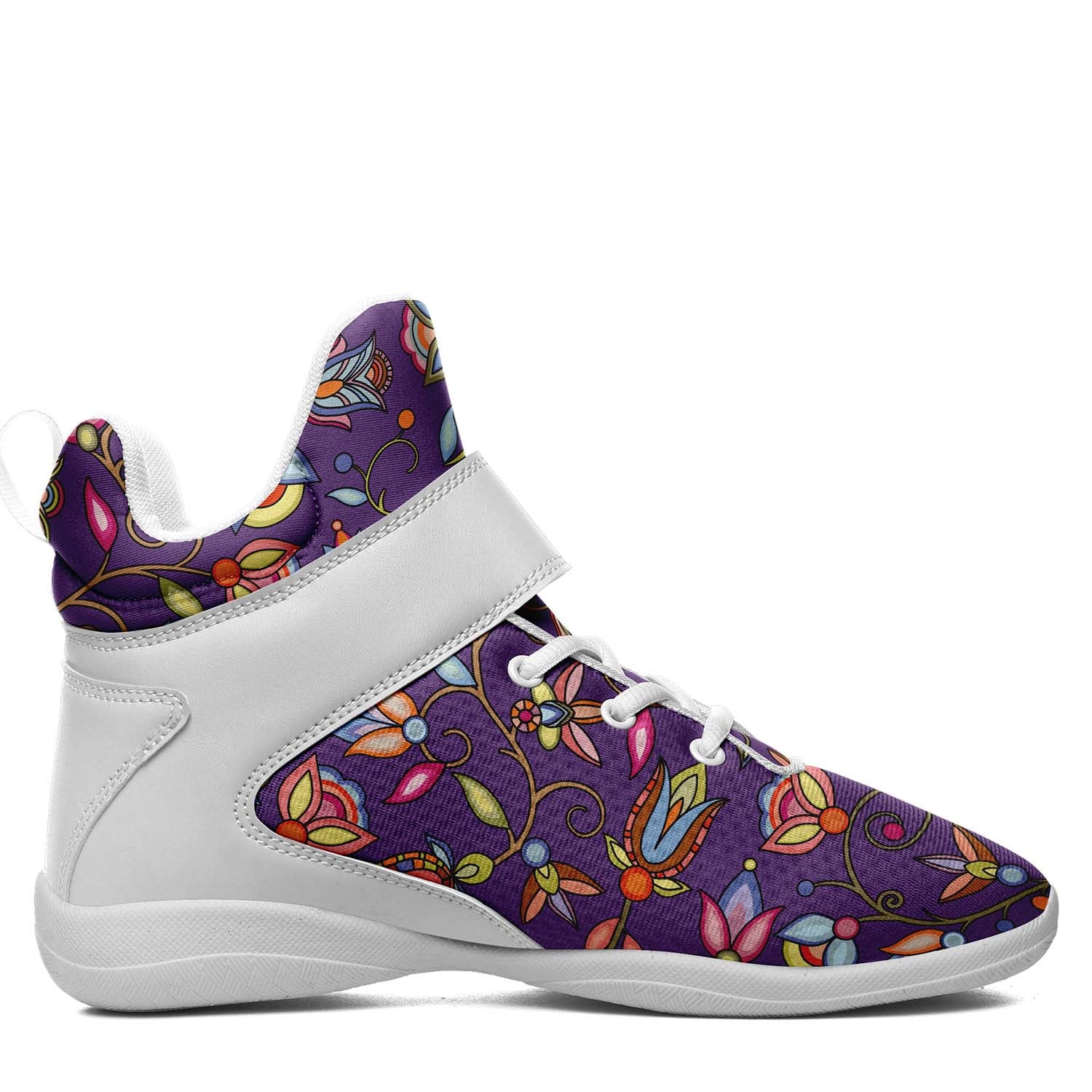 Buffalo Bloom Nightcloud Ipottaa Basketball / Sport High Top Shoes - White Sole