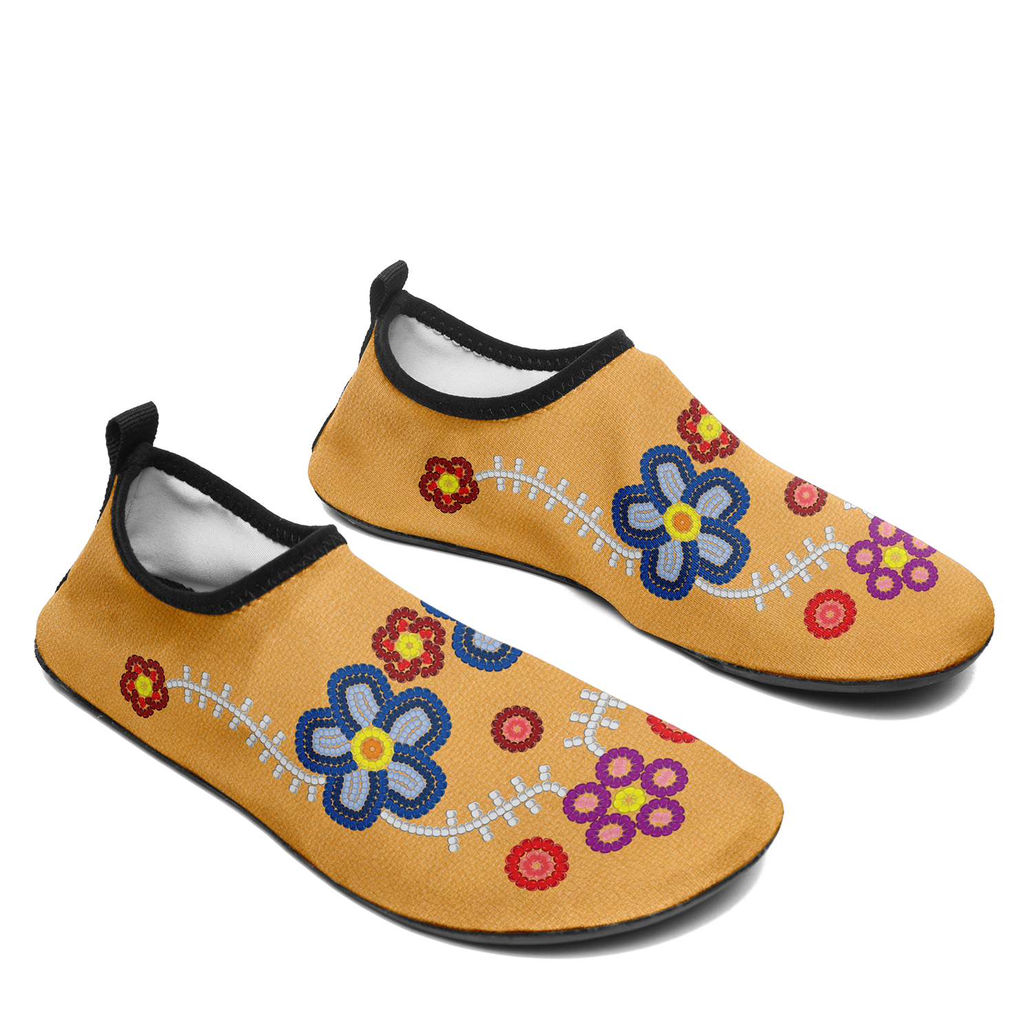 Wildflower Dreams 3 Kid's Sockamoccs Slip On Shoes