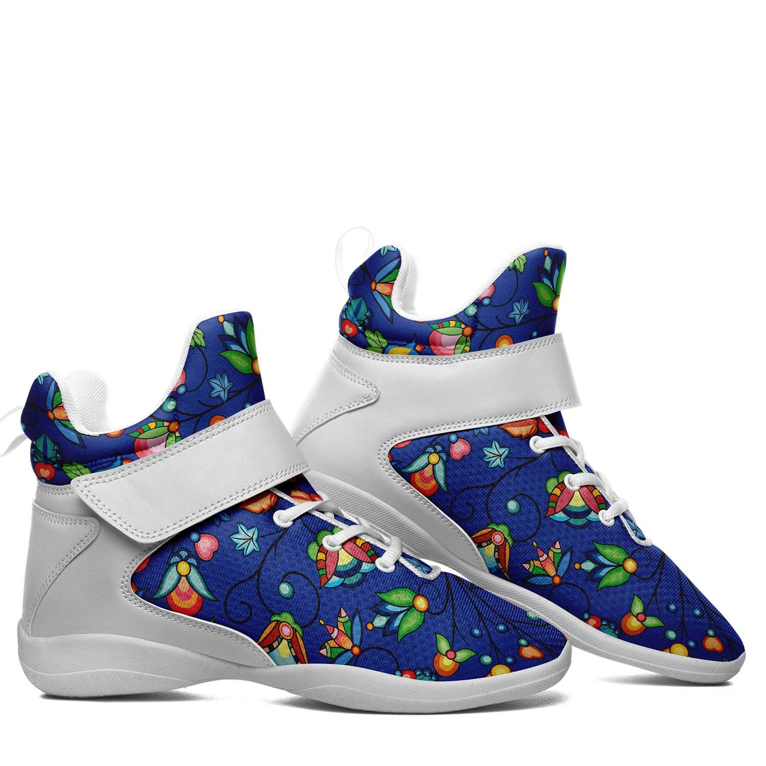 Prairie Plains Spirit Nightfall Ipottaa Basketball / Sport High Top Shoes - White Sole