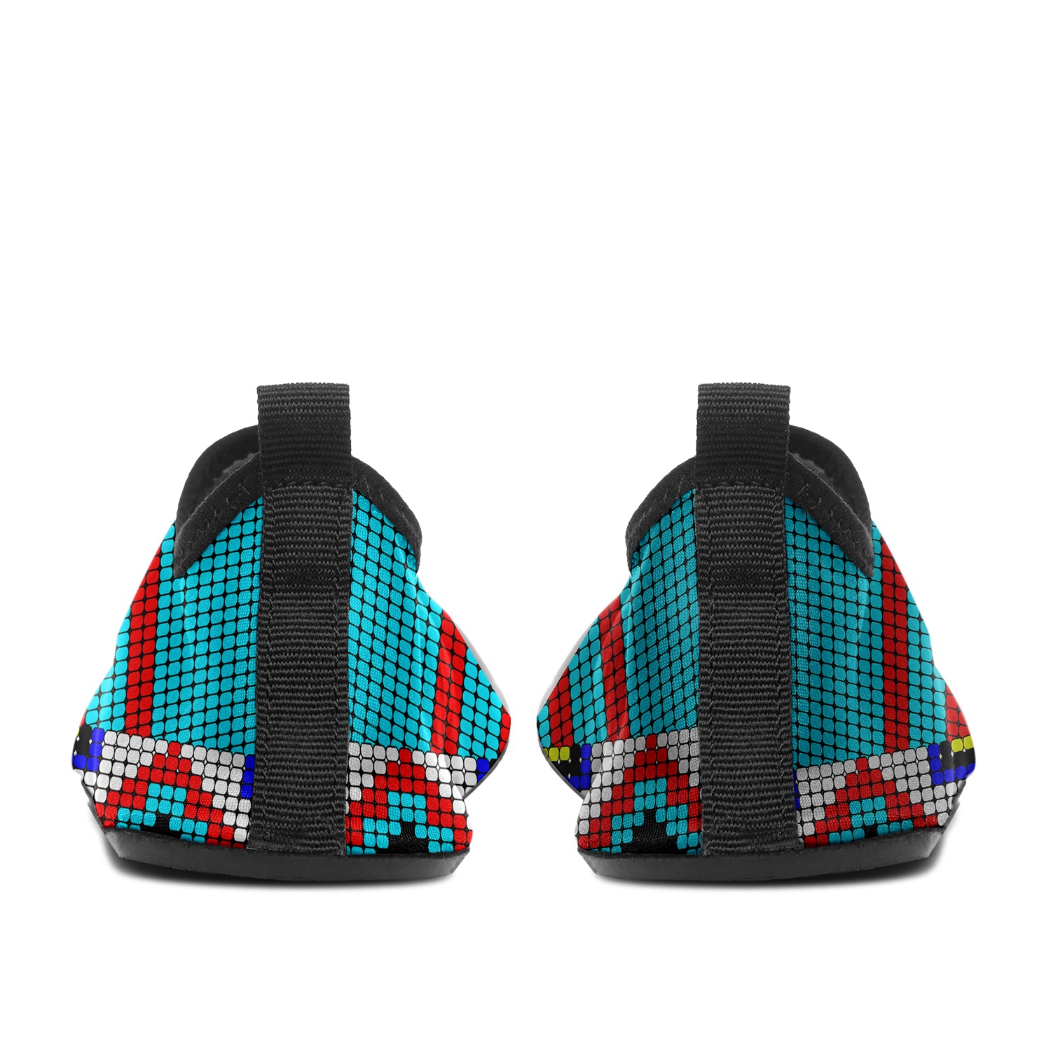 Traditional Powwow 09 Kid's Sockamoccs Slip On Shoes