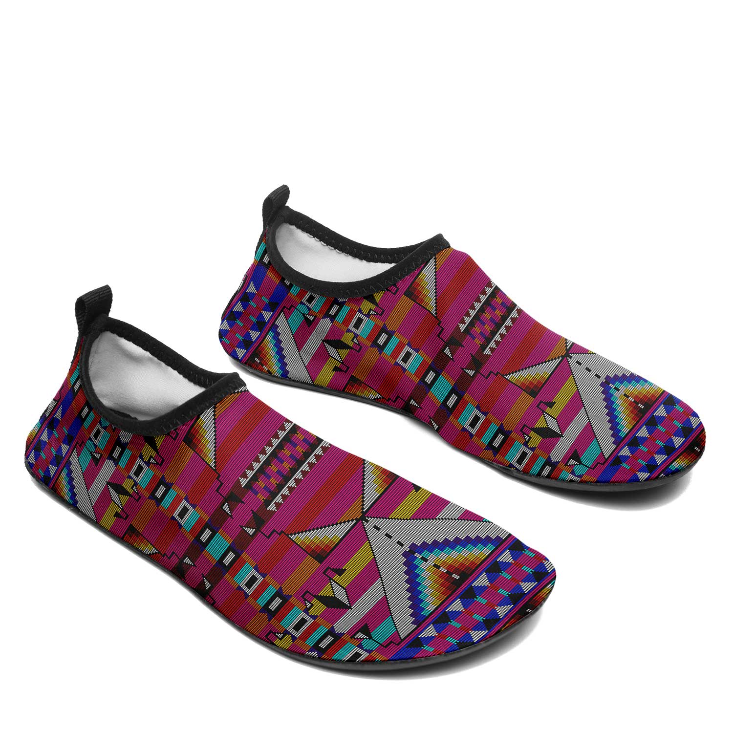 Medicine Blessing Pink Kid's Sockamoccs Slip On Shoes