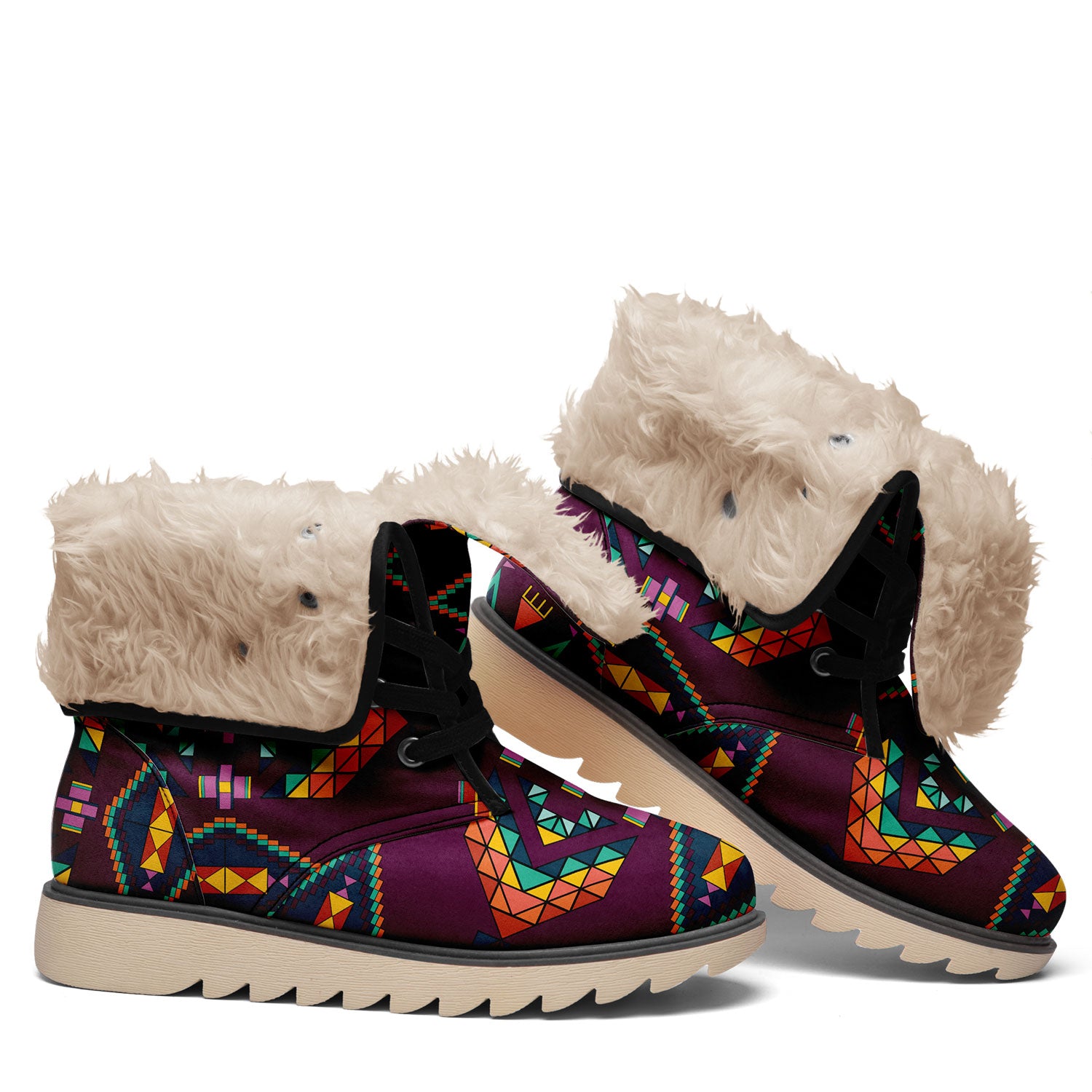 Travois Tipi Berry Polar Winter Boots