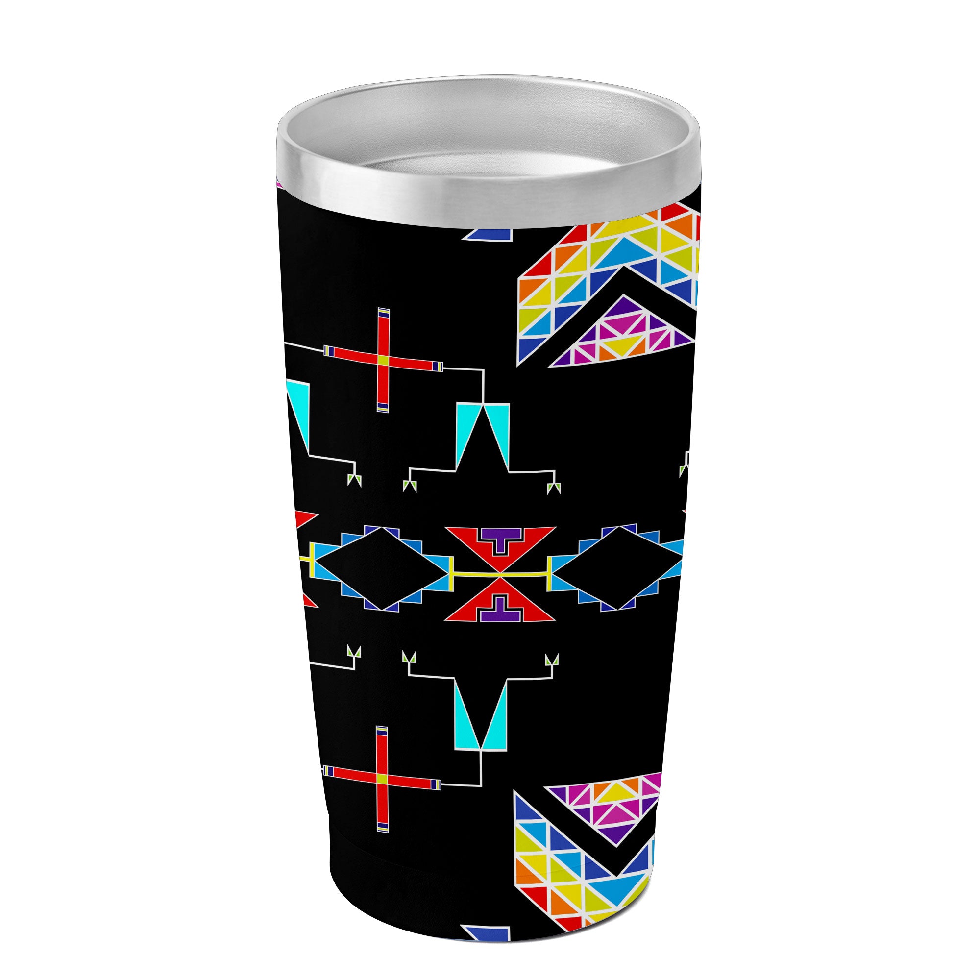 Rainy Chief Rainbow Black 15OZ Tumbler