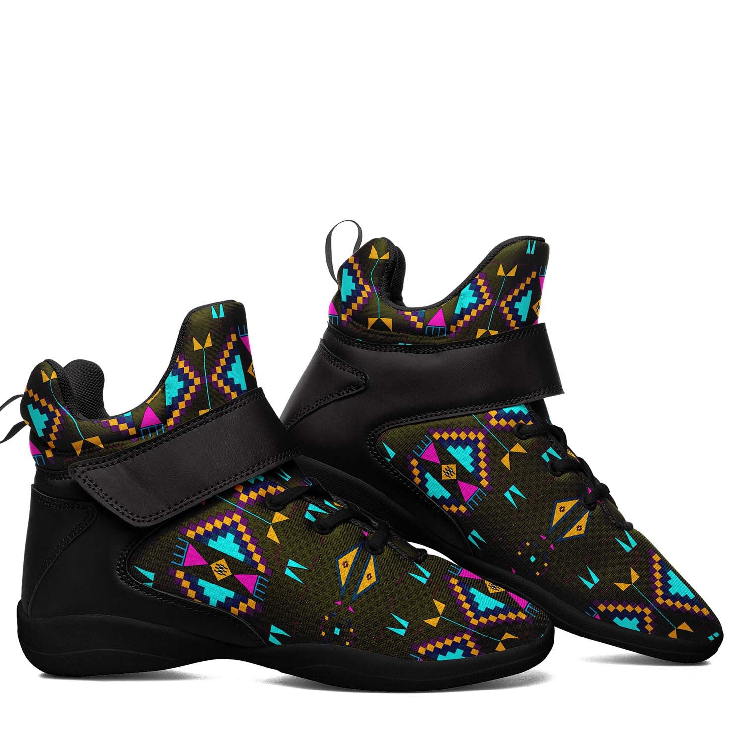 Rite of Passage Olive Ipottaa Basketball / Sport High Top Shoes - Black Sole