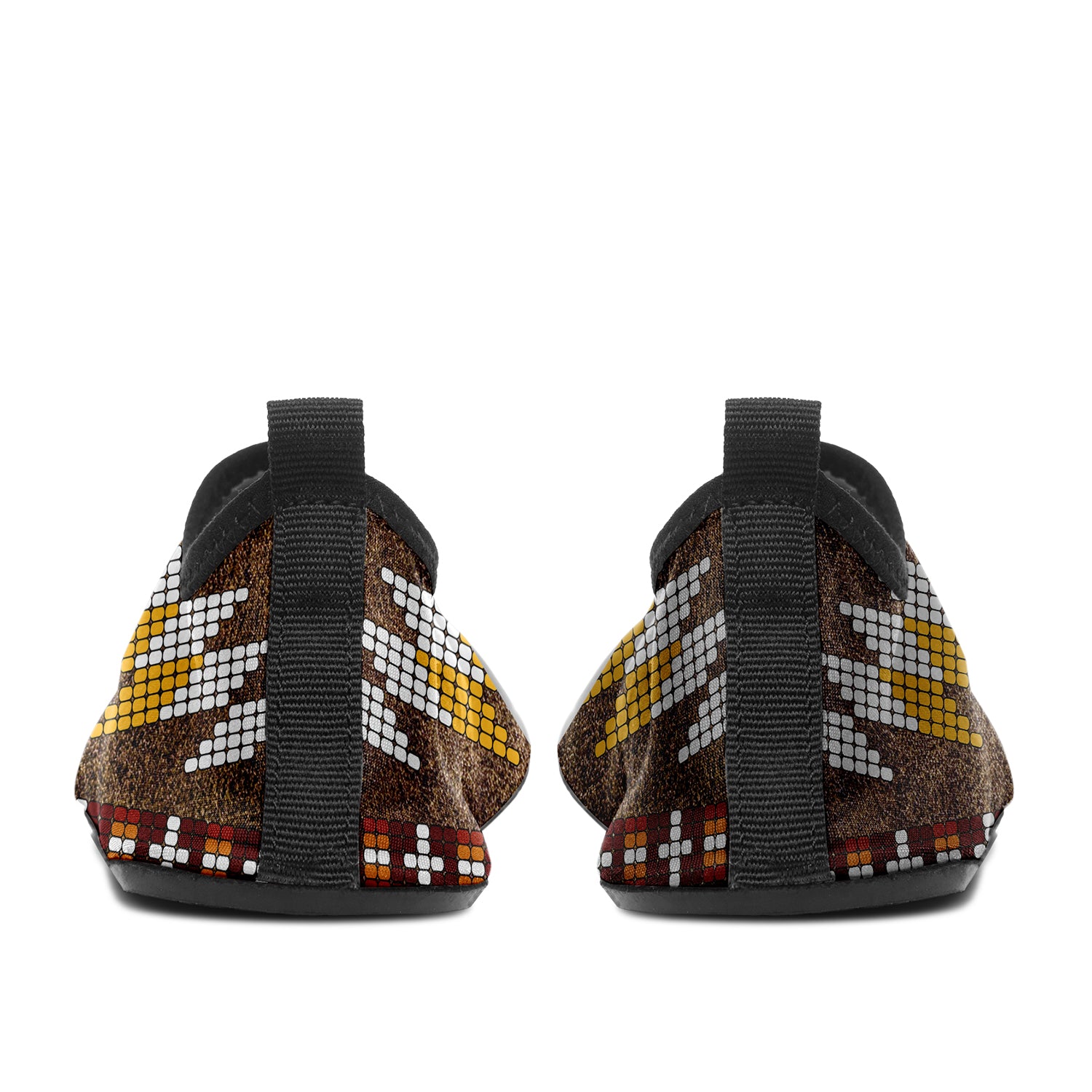 Traditional Powwow 02 Kid's Sockamoccs Slip On Shoes