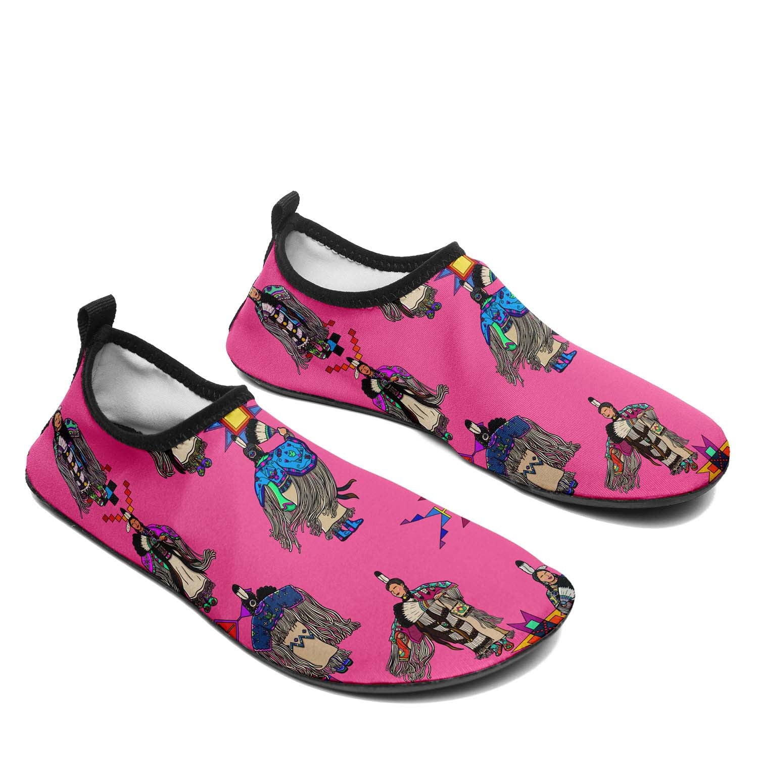 Women's Tradish Dancers Pink Sockamoccs