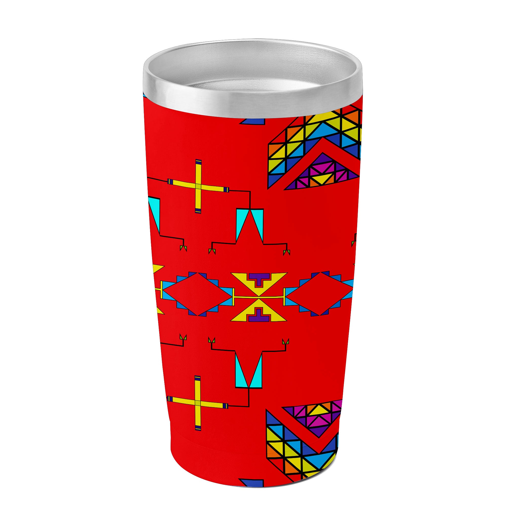 Rainy Chief Rainbow Red 15OZ Tumbler