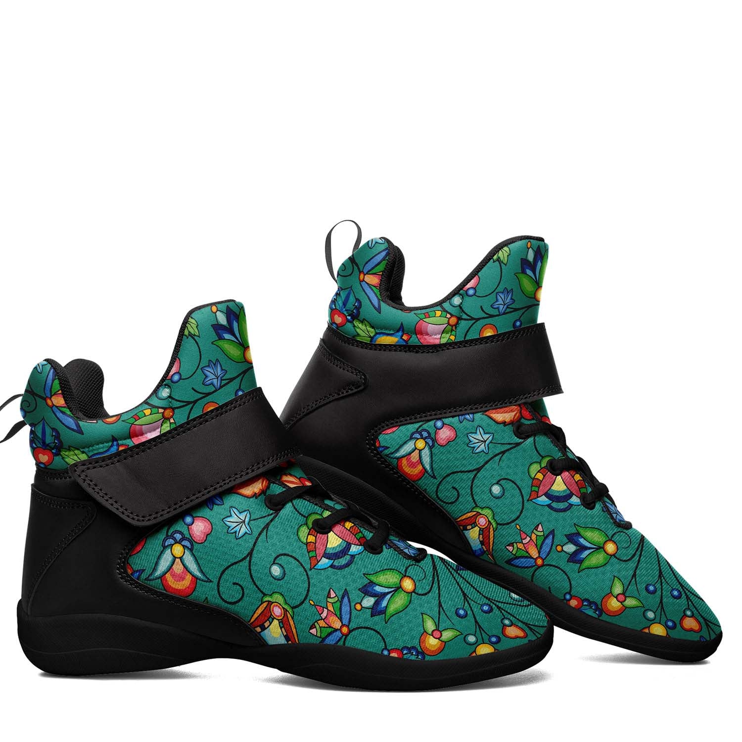 Prairie Plains Spirit Afternoon Sky Ipottaa Basketball / Sport High Top Shoes - Black Sole