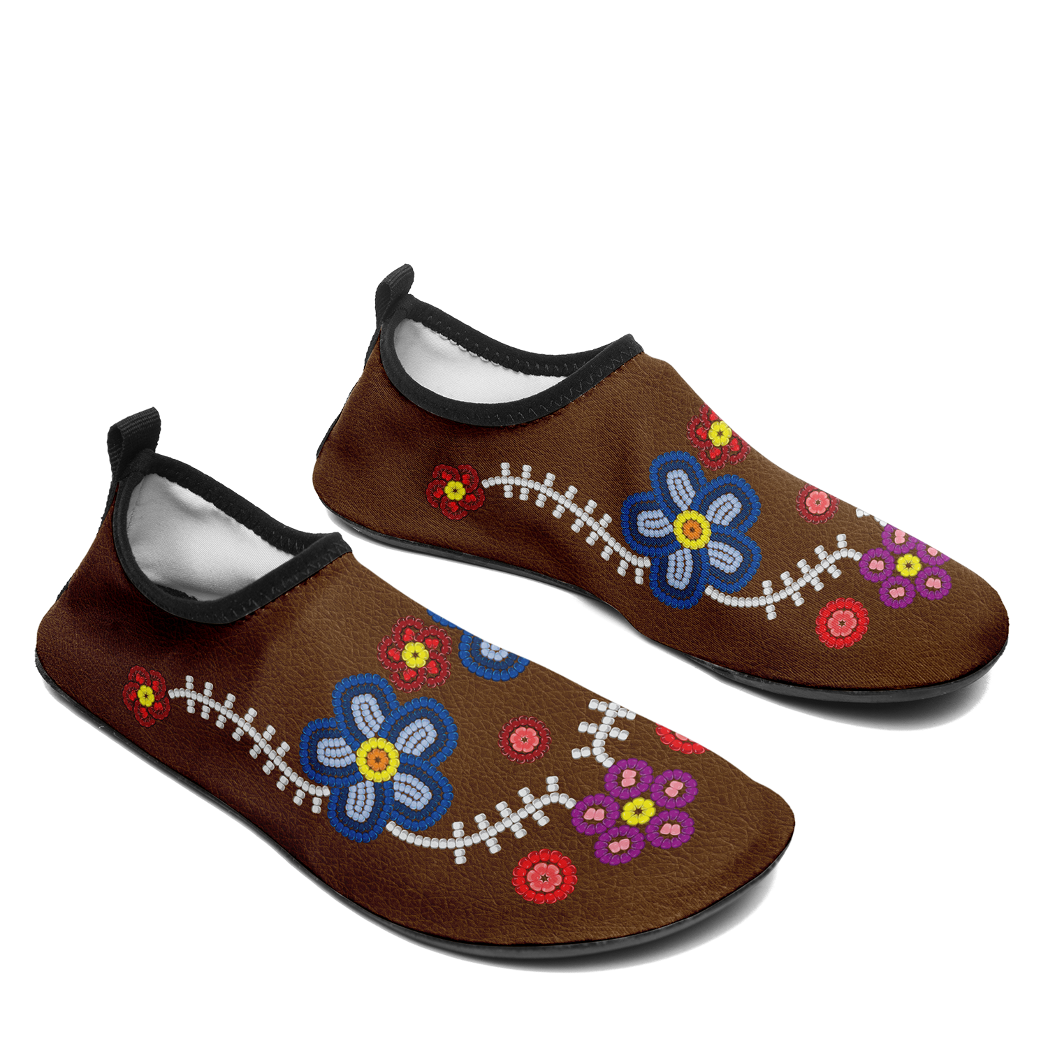 Wildflower Dreams 1 Kid's Sockamoccs Slip On Shoes