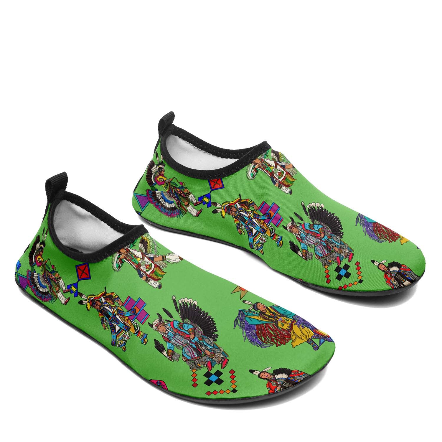 Grand Entry Dancers Grass Sockamoccs