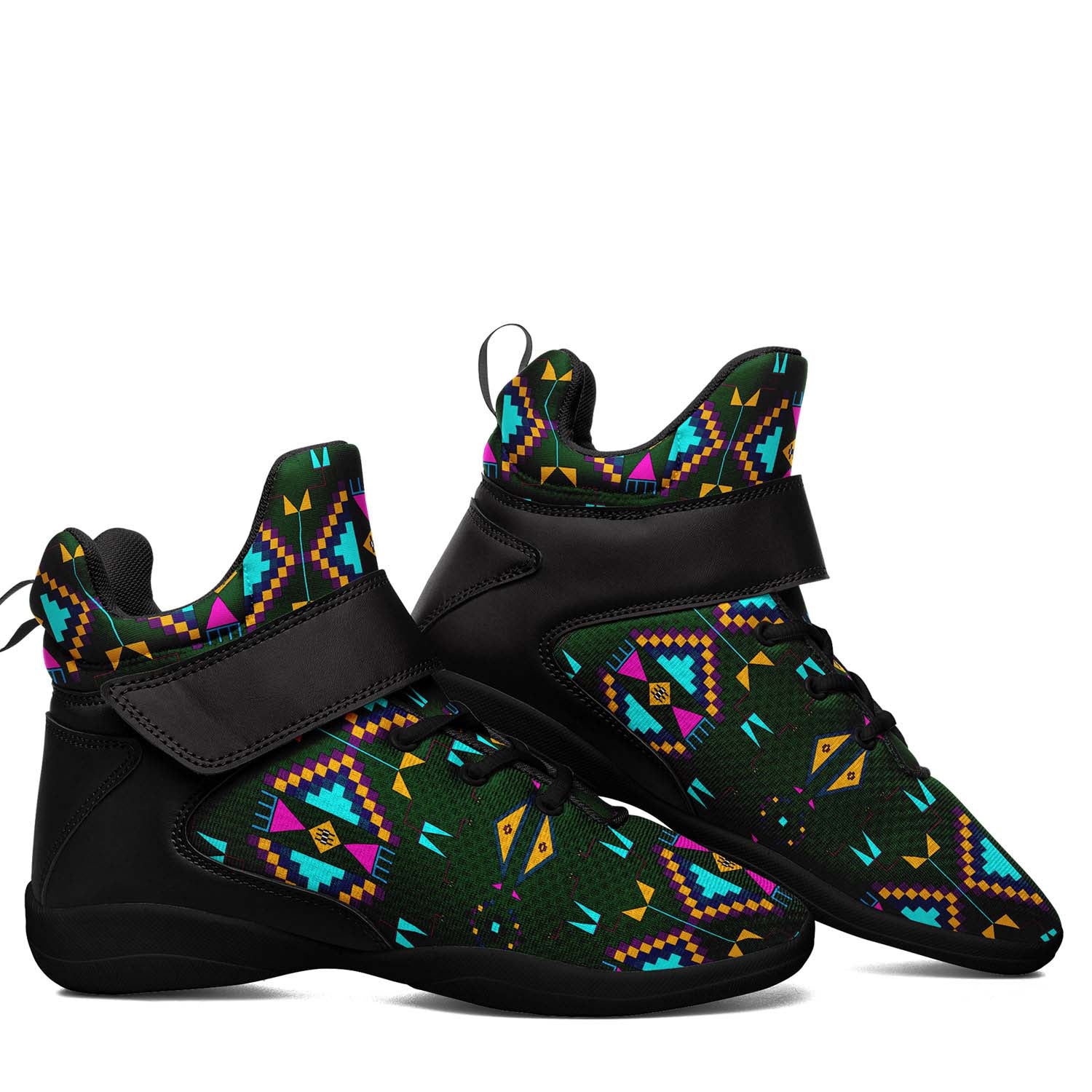 Rite of Passage Squash Leaf Ipottaa Basketball / Sport High Top Shoes - Black Sole