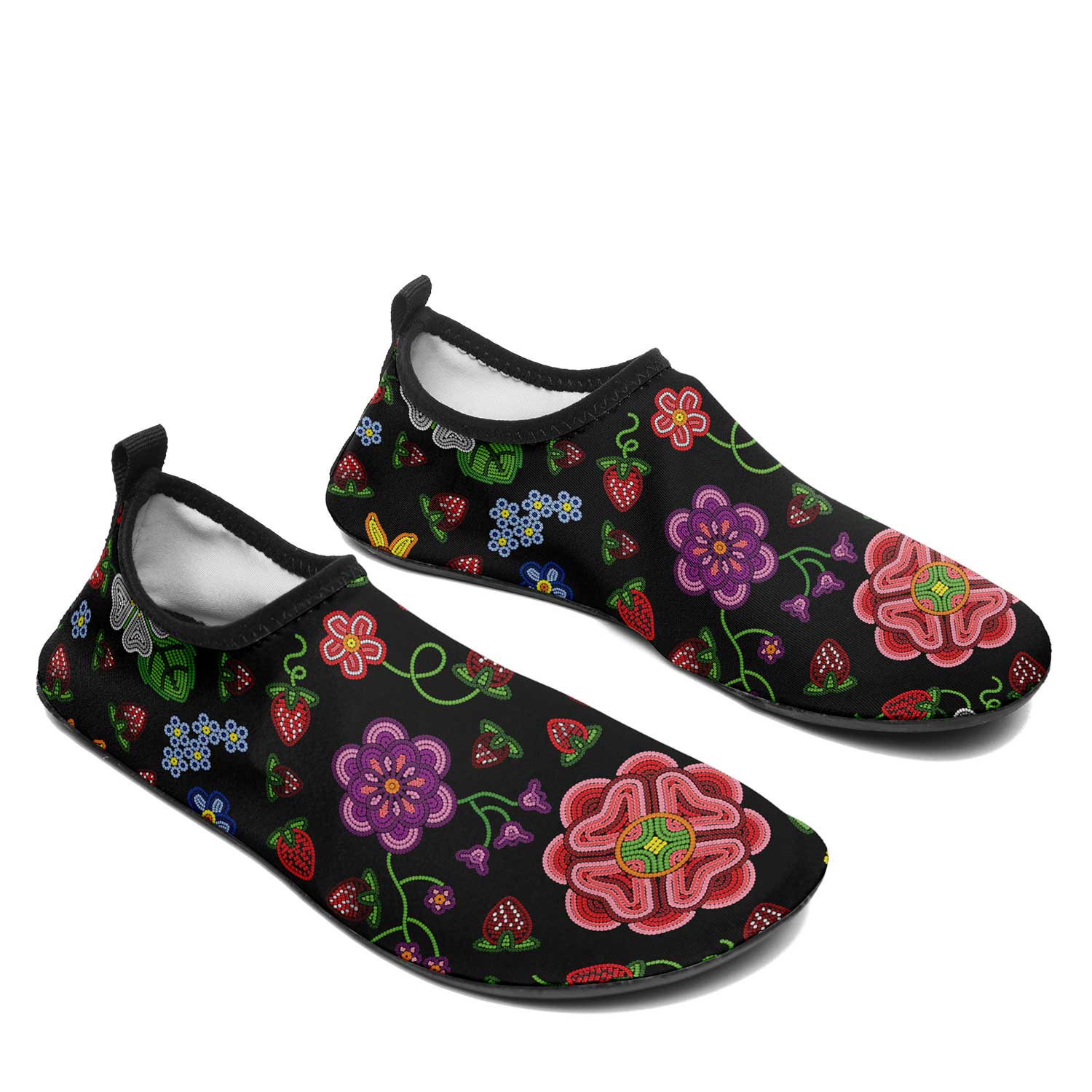 Berry Pop Midnight Kid's Sockamoccs Slip On Shoes