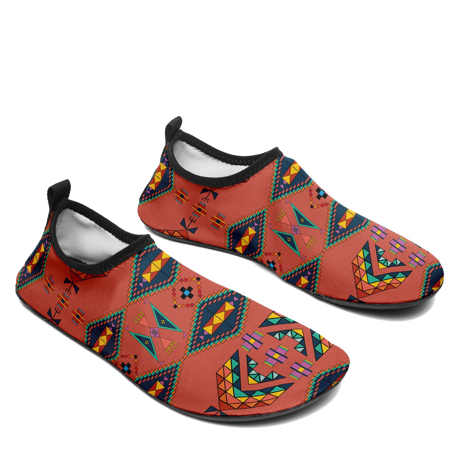 Travois Tipi Canyon Earth Kid's Sockamoccs Slip On Shoes