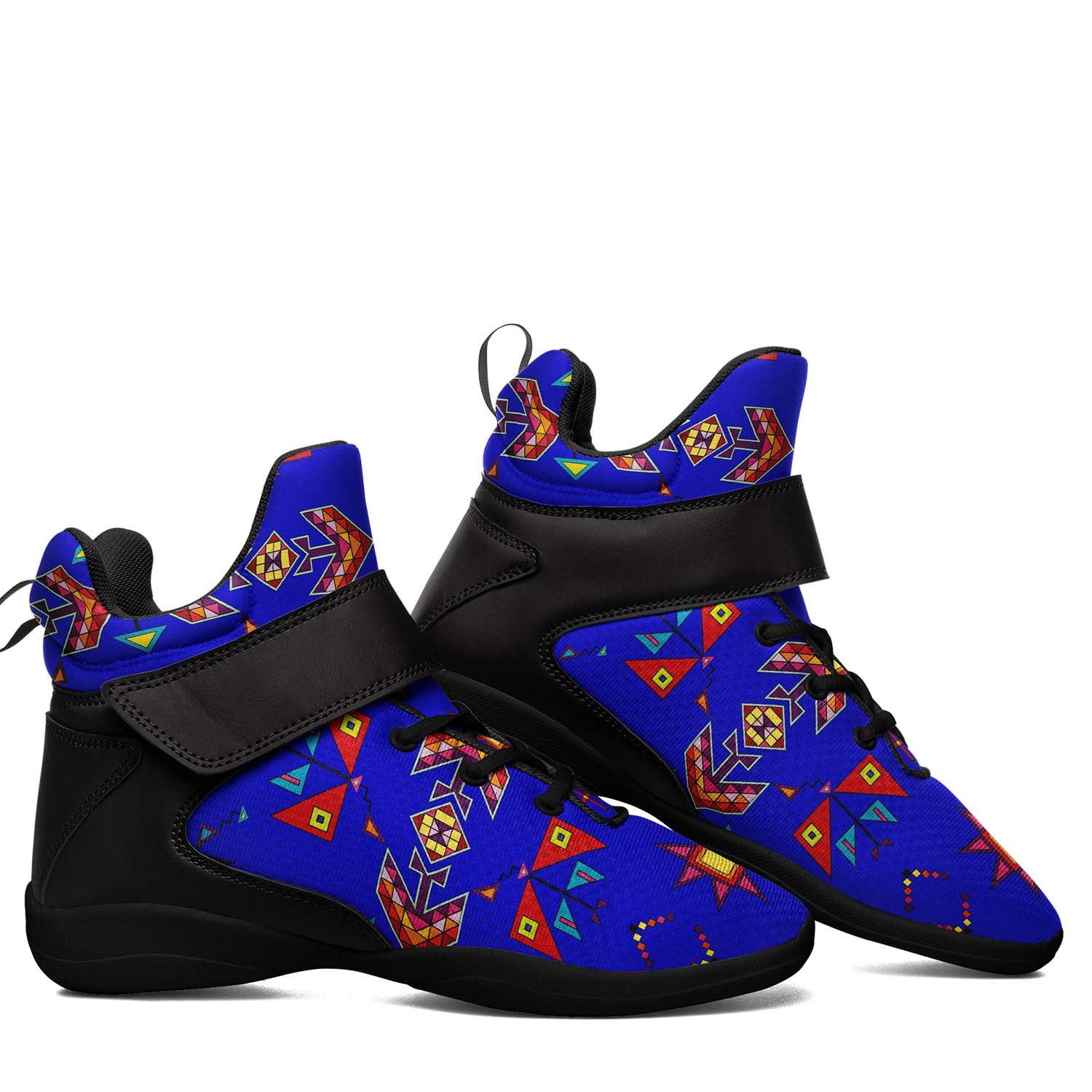 Scattered Generations Royal Ipottaa Basketball / Sport High Top Shoes - Black Sole