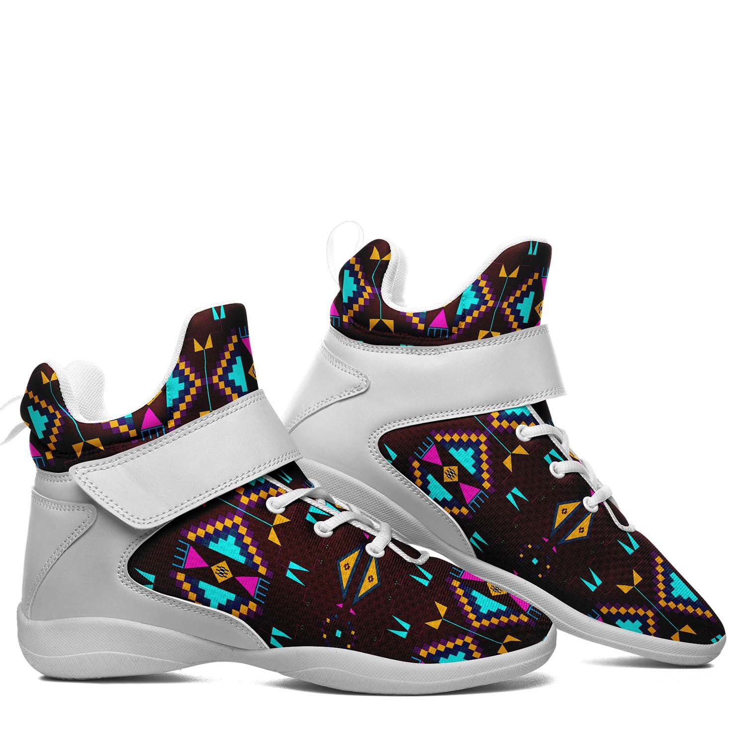 Rite of Passage Pemmican Berry Ipottaa Basketball / Sport High Top Shoes - White Sole